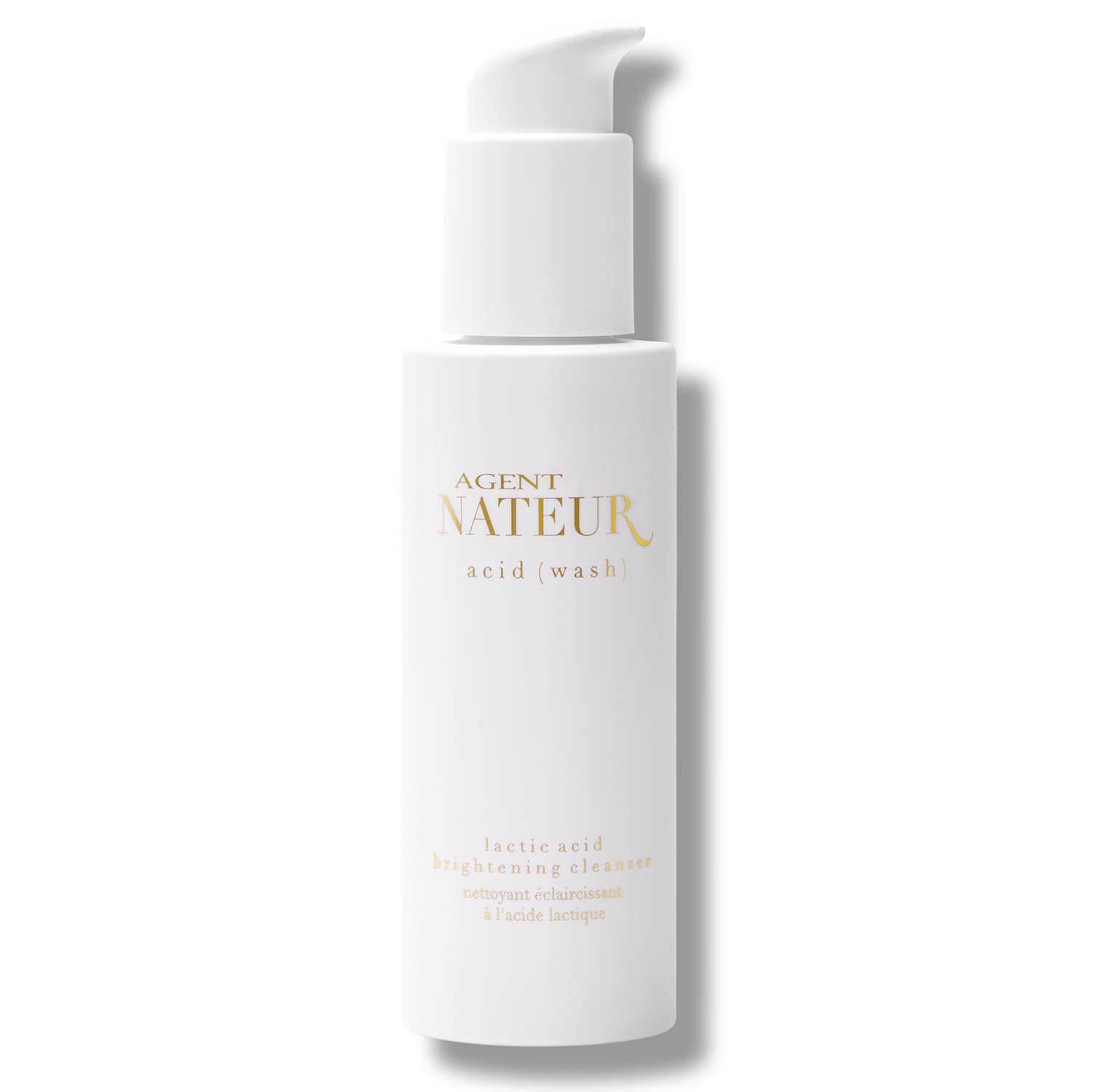 Agent Nateur Lactic Acid Brightening Facial Cleanser 120ml - Gentle Exfoliating & Hydrating Face Wash for Glowing Skin - Perfect for Daily Use & Sensitive Skin Care Routine
