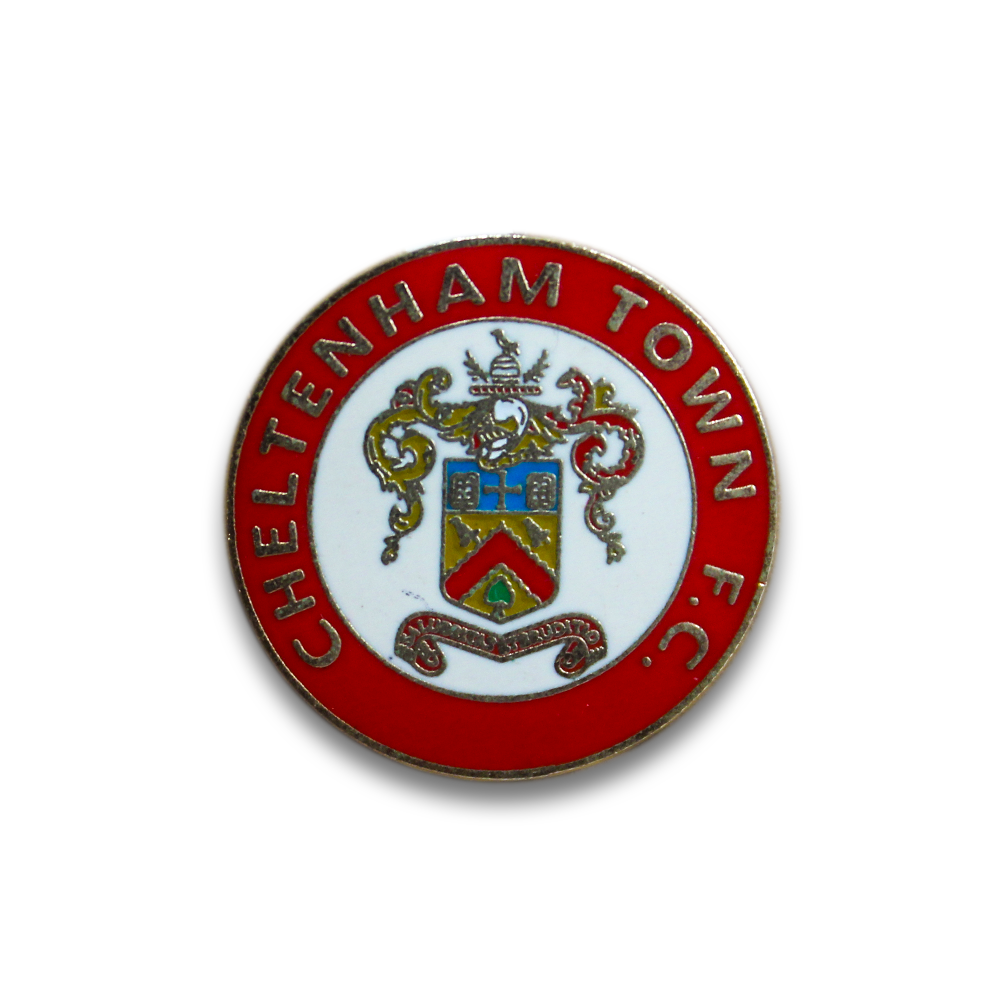 Cheltenham Town FC Pin Badge - Official Football Club Enamel Lapel Pin - Collectible Fan Accessory for Games, Events & Memorabilia Display