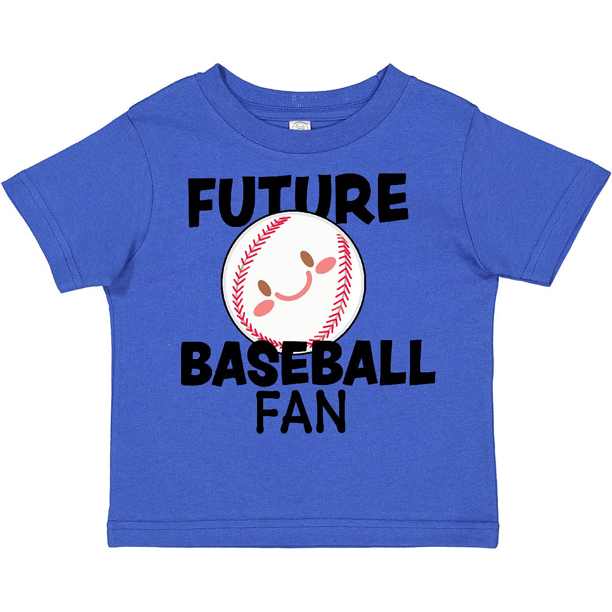 Inktastic Future Baseball Fan Toddler T-Shirt - Cute Baseball Themed Shirt for Kids & Toddlers - Perfect for Little League Games, Baseball Parties & Casual Wear