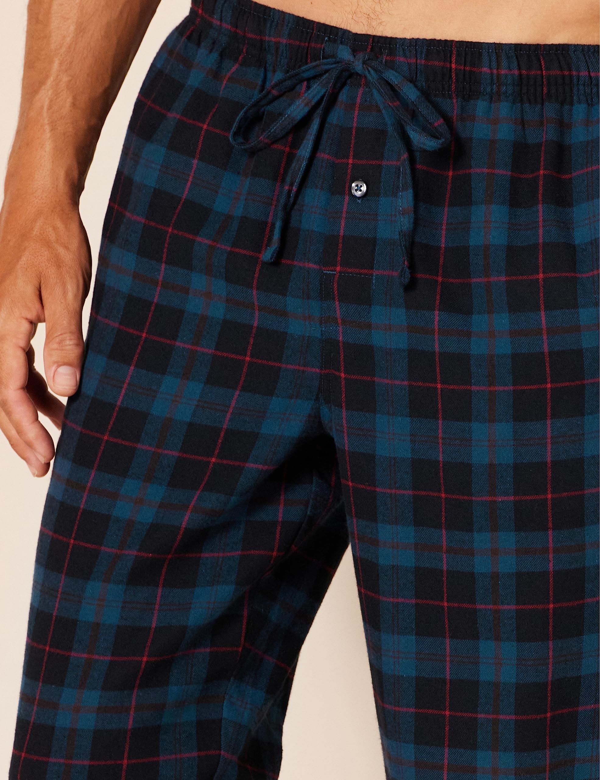 Amazon Essentials Men's Flannel Pajama Pants - Soft & Cozy Sleepwear for Big & Tall - Perfect for Winter Nights & Lounging at Home