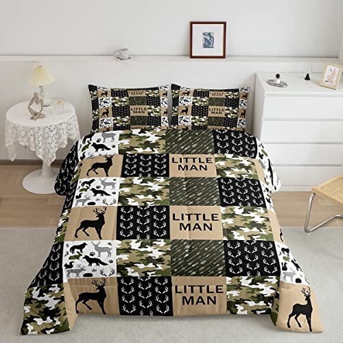 Green Camo Plaids Deer