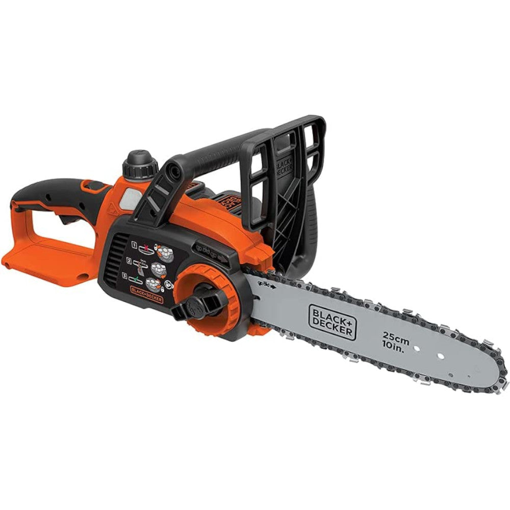 BLACK+DECKER 20V Max Cordless 10-Inch Chain Saw - Tool Only (LCS1020B) - Perfect for Tree Trimming, Yard Maintenance & DIY Wood Cutting Projects