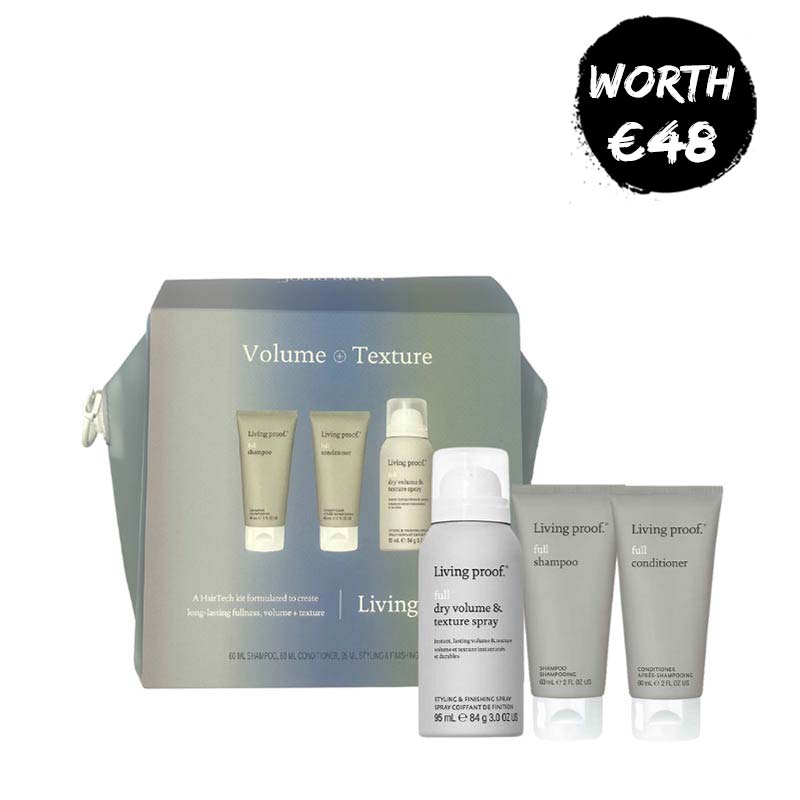 Living Proof Volume & Texture Kit for Thicker, Fuller Hair - Perfect for Styling & Volumizing at Home or Salon