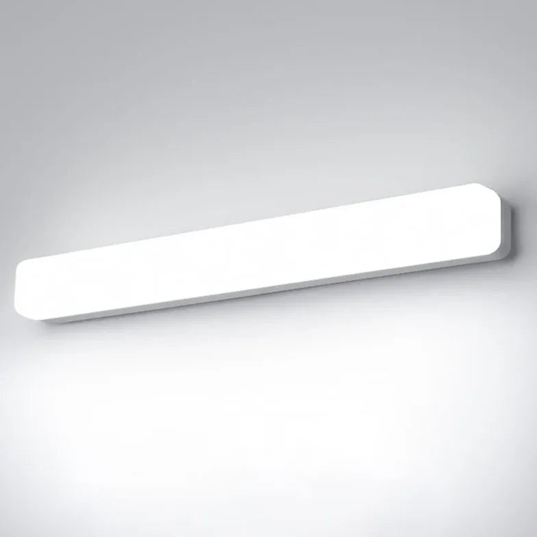 Modern White Rectangular LED Flush Mount Ceiling Light - Energy Efficient Dimmable Lighting for Bedroom, Kitchen, Living Room & Office
