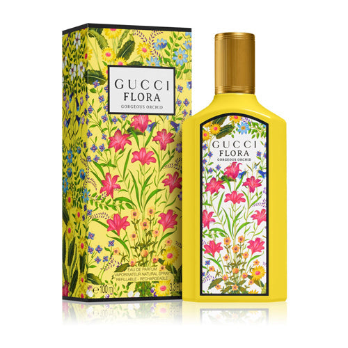 Gucci Flora Gorgeous Orchid 100ml Eau de Parfum for Women - Floral Luxury Perfume | Romantic Date & Special Occasion Gift