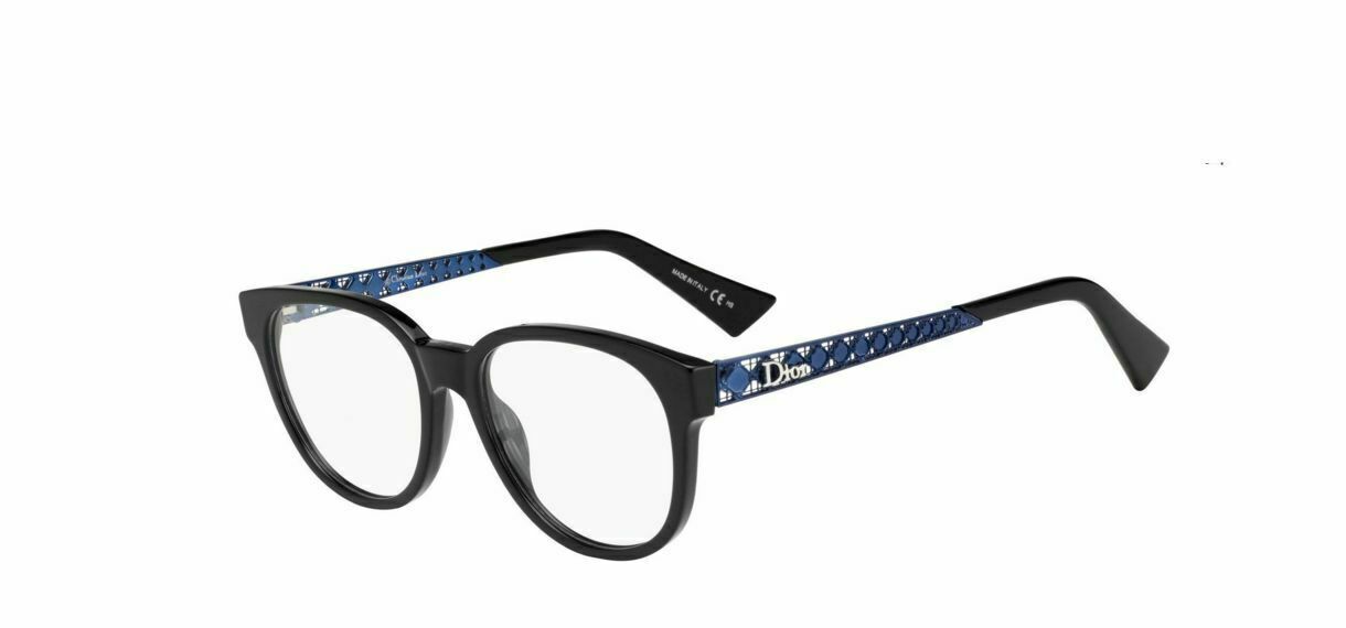 Christian Dior Dioramao 2 CST Blue Black Prescription Eyeglasses - Stylish Designer Frames for Women & Men - Perfect for Office, Reading & Everyday Wear
