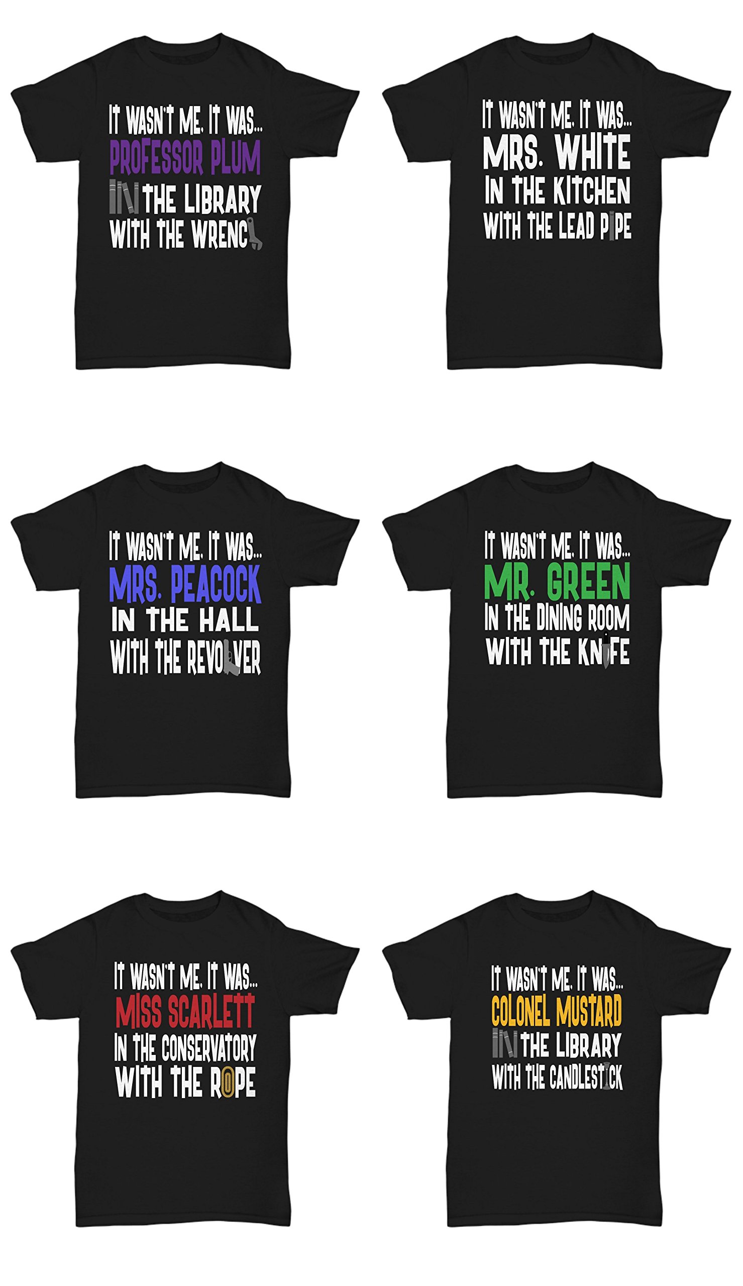 Vintage Clue Board Game T-Shirts - Unisex Graphic Tee for Men & Women - Perfect for Game Nights, Cosplay, and Mystery Lovers