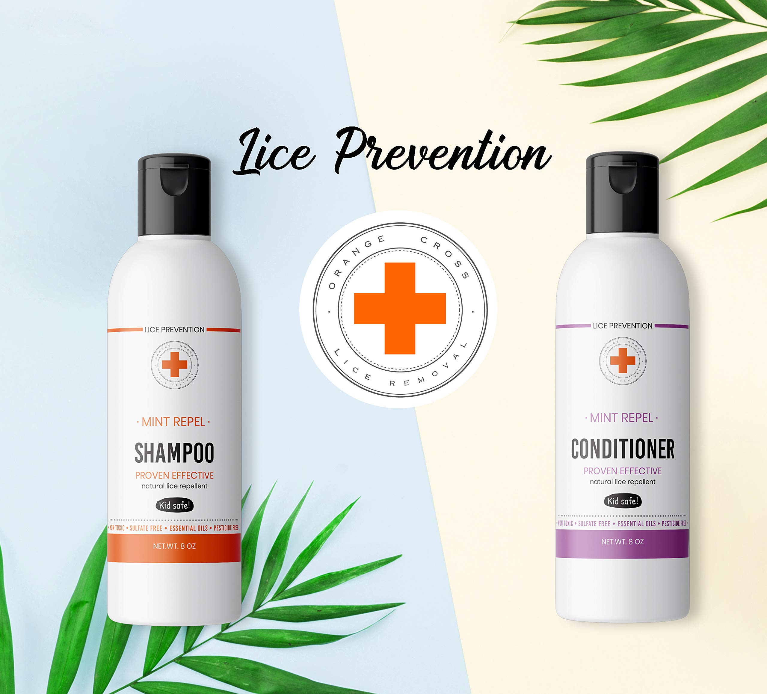 **Lice Shampoo & Stainless Steel Comb for Kids & Adults - Effective Head Lice Treatment, Nit & Super Lice Removal - Perfect for Home, School & Travel Use**