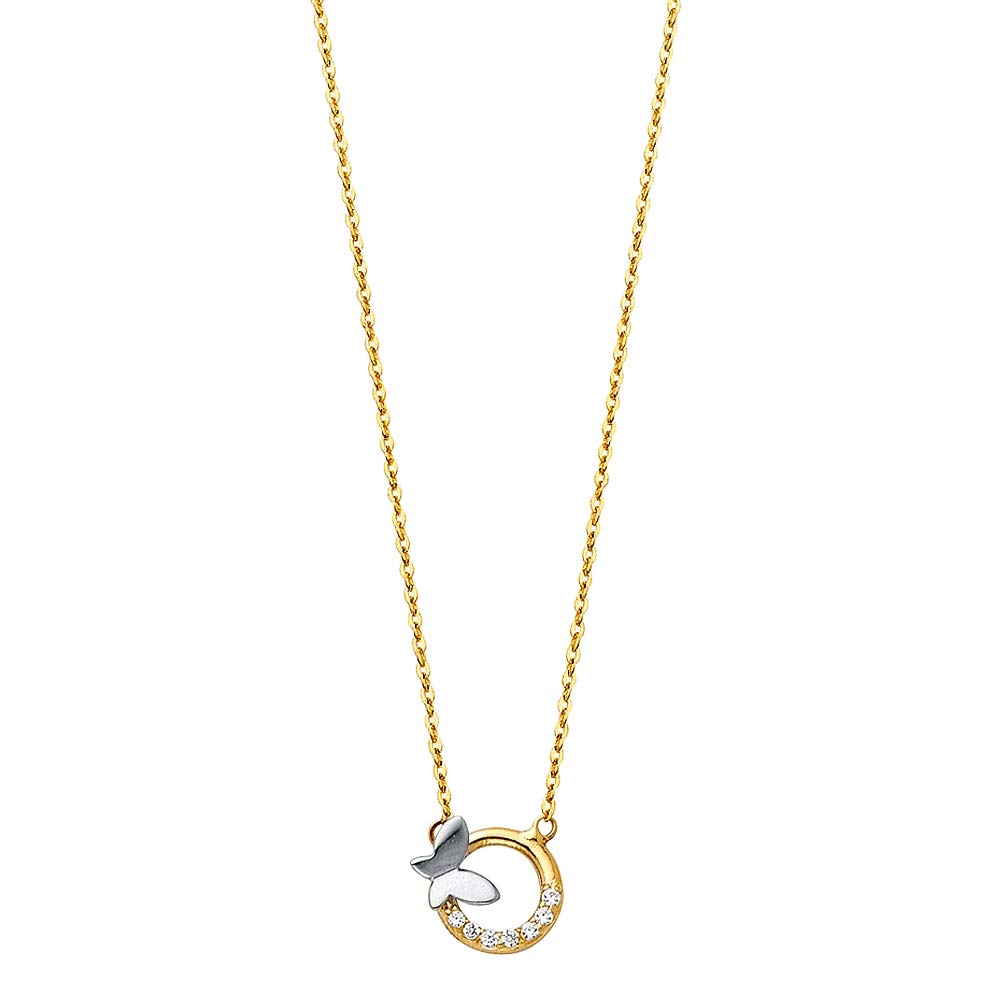 14K Gold Necklace for Women - Elegant Dainty Jewelry Gift for Her - Perfect for Anniversaries, Birthdays & Special Occasions