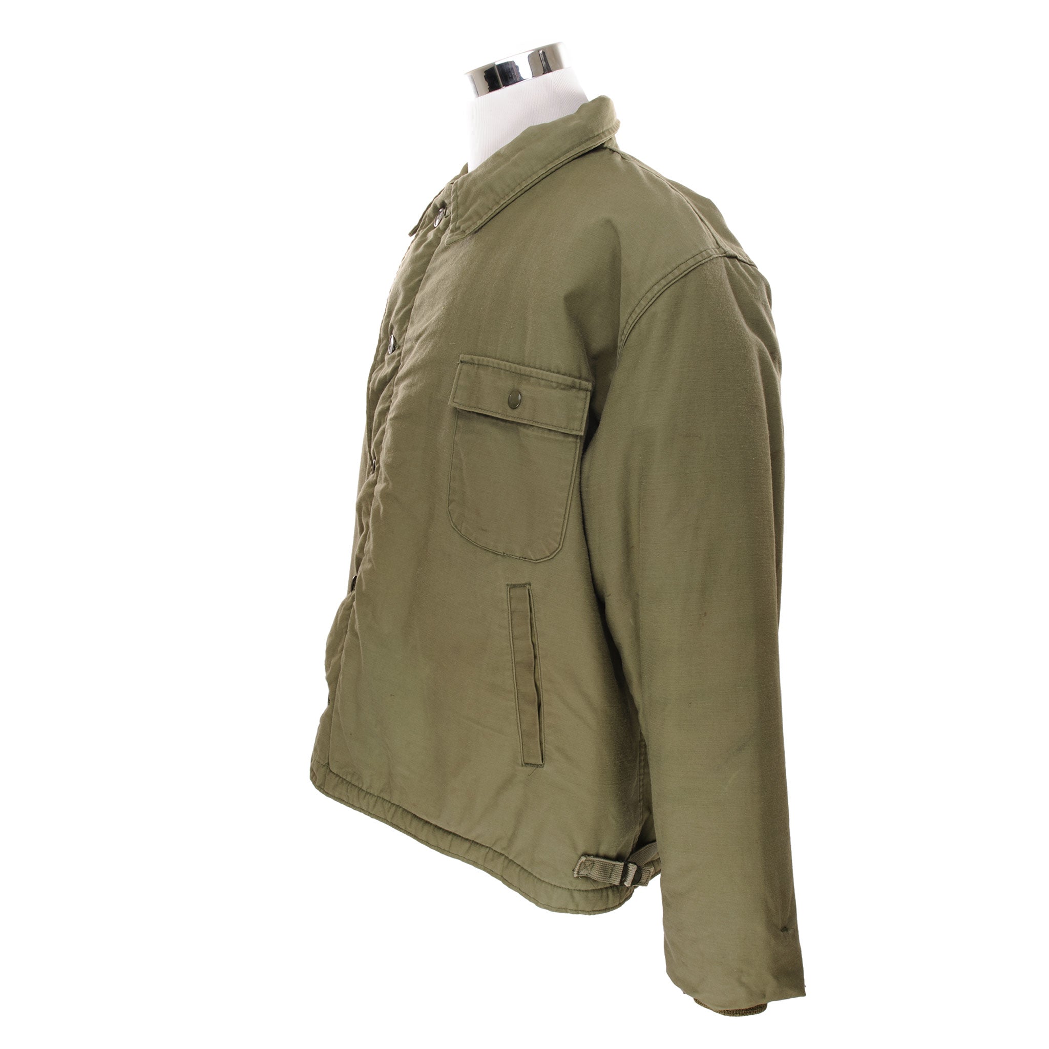 Vintage 1977 US Navy A-2 Deck Jacket - Cold Weather Military Jacket, Size 2XL (XXL) - Perfect for Outdoor Activities, Historical Reenactments & Winter Fashion