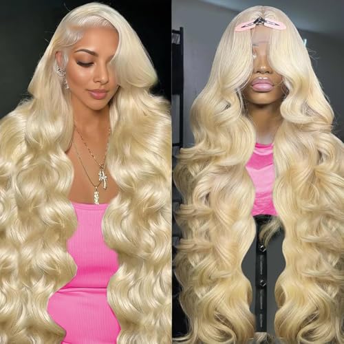 Blonde wig body wave