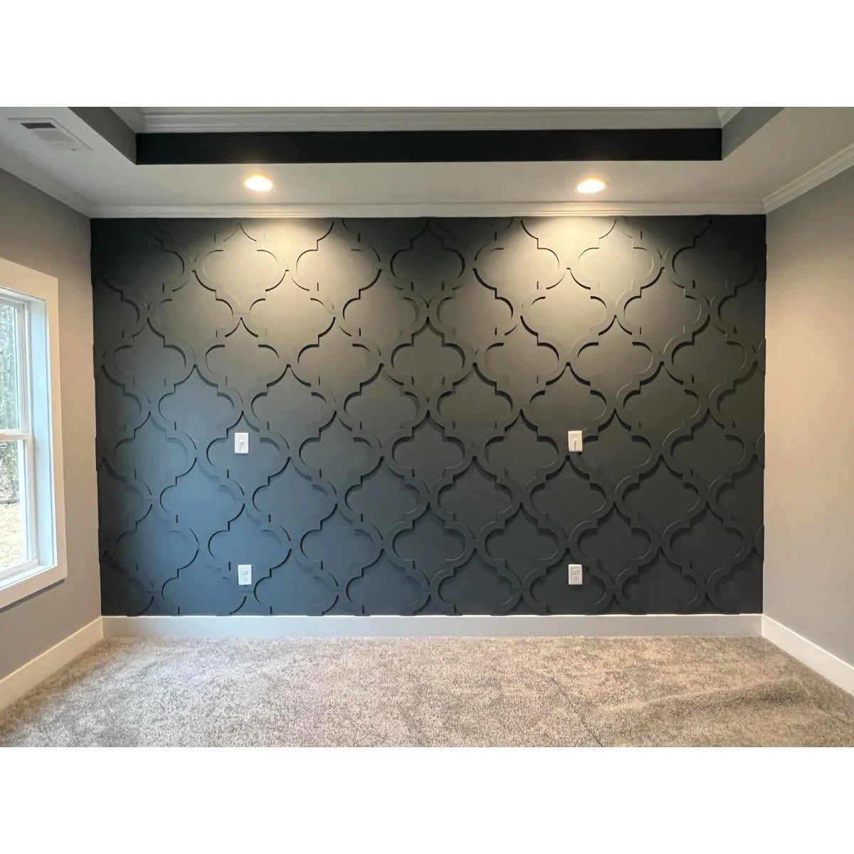Handcrafted Marrakesh Style Decorative Fretwork Wall Panels - Moroccan Inspired Laser Cut Metal Wall Art for Living Room, Bedroom & Office Decor