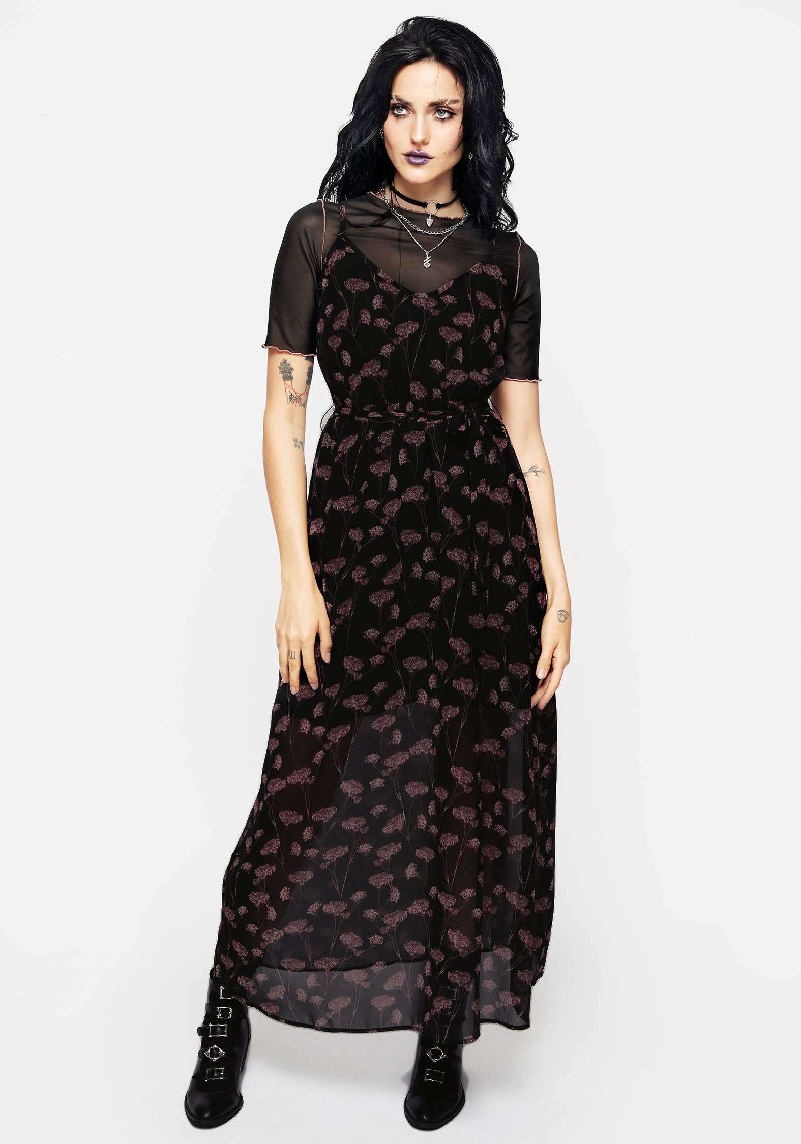 Judas Maxi Dress with Waist Tie - Flowy Summer Long Dress for Women, Beach Wedding Guest Outfit | Perfect for Vacations, Parties & Date Nights