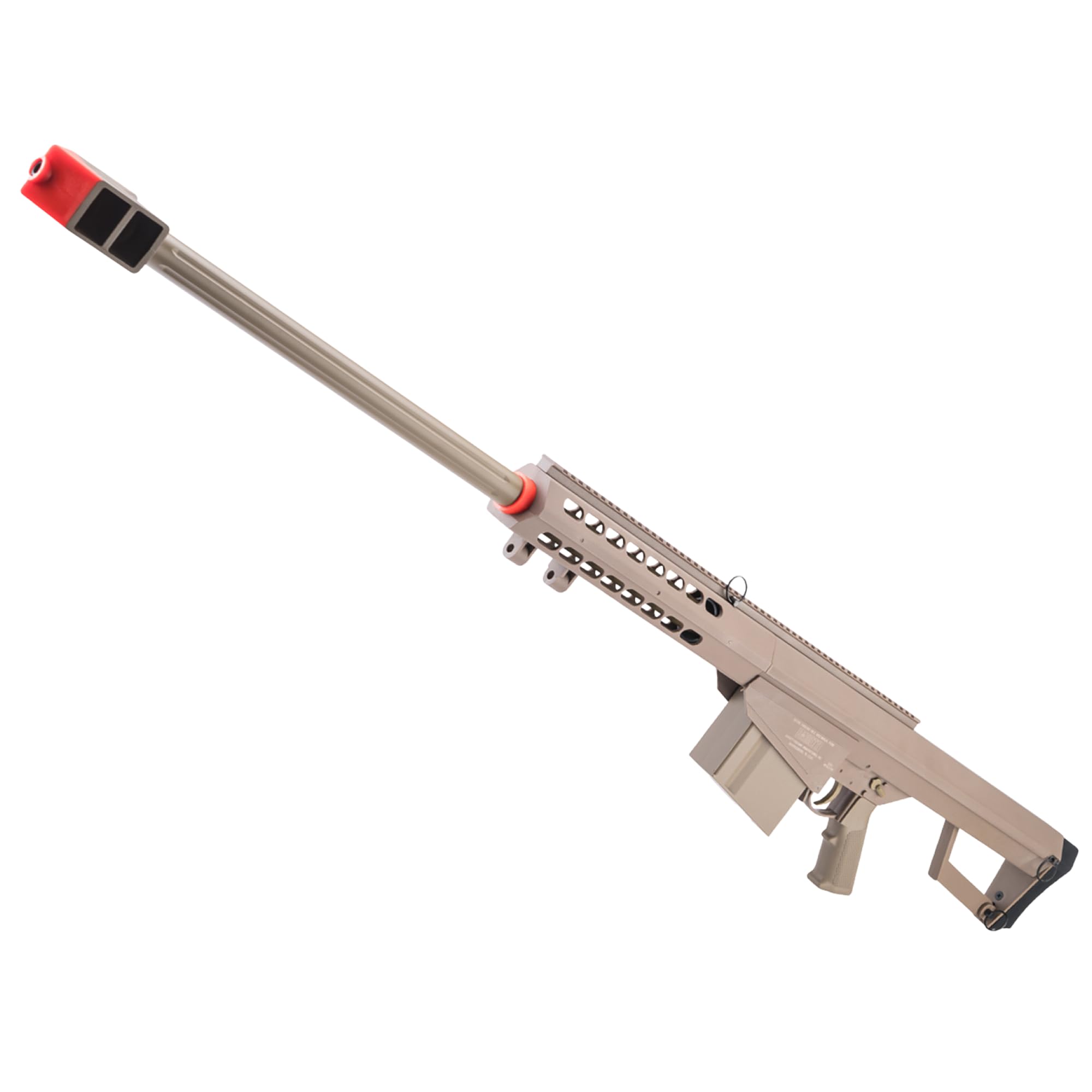 Matrix Barrett Licensed M82A1 Spring Airsoft Sniper Rifle - Desert Earth Camo | High-Powered Bolt Action | Perfect for Outdoor Skirmishes & Target Practice