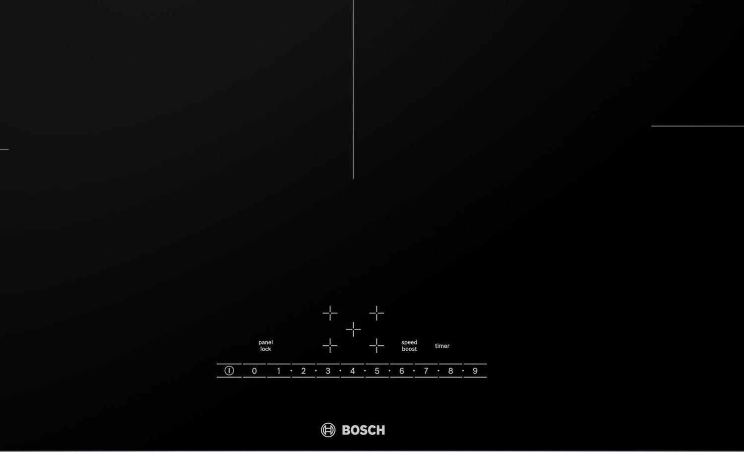 Bosch NIT5660UC 500 Series 36-Inch Black Induction Cooktop - Frameless Surface Mount Design for Modern Kitchens | Perfect for Home Chefs & Professional Cooking