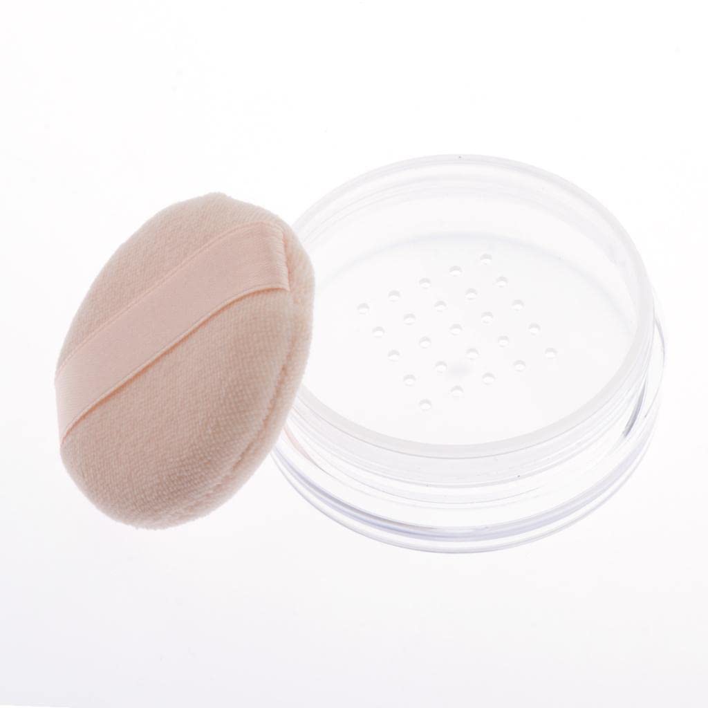 LOSA Portable Loose Powder Container - Travel-Friendly Makeup Case for Women | Compact & Leak-Proof | Perfect for On-the-Go Touchups, Travel Essentials & Daily Makeup Organization