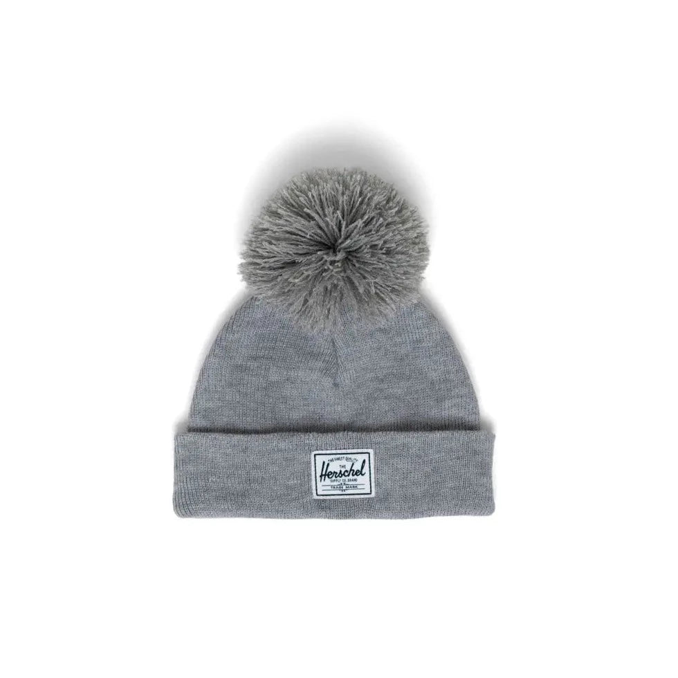 Baby Beanie Pom Hat - Soft Heather Light Grey for Newborns & Infants - Perfect for Winter Outfits & Photo Shoots