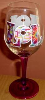 Hand Painted Wine Glasses - Elegant Handcrafted Stemware for Parties, Weddings & Home Decor | LOL