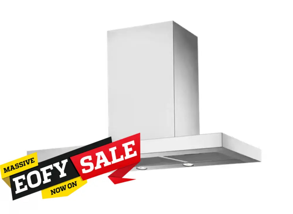 Chef CS910CS 90cm Stainless Steel Canopy Range Hood - Powerful Kitchen Exhaust Fan with LED Lights for Home Cooking & Grilling