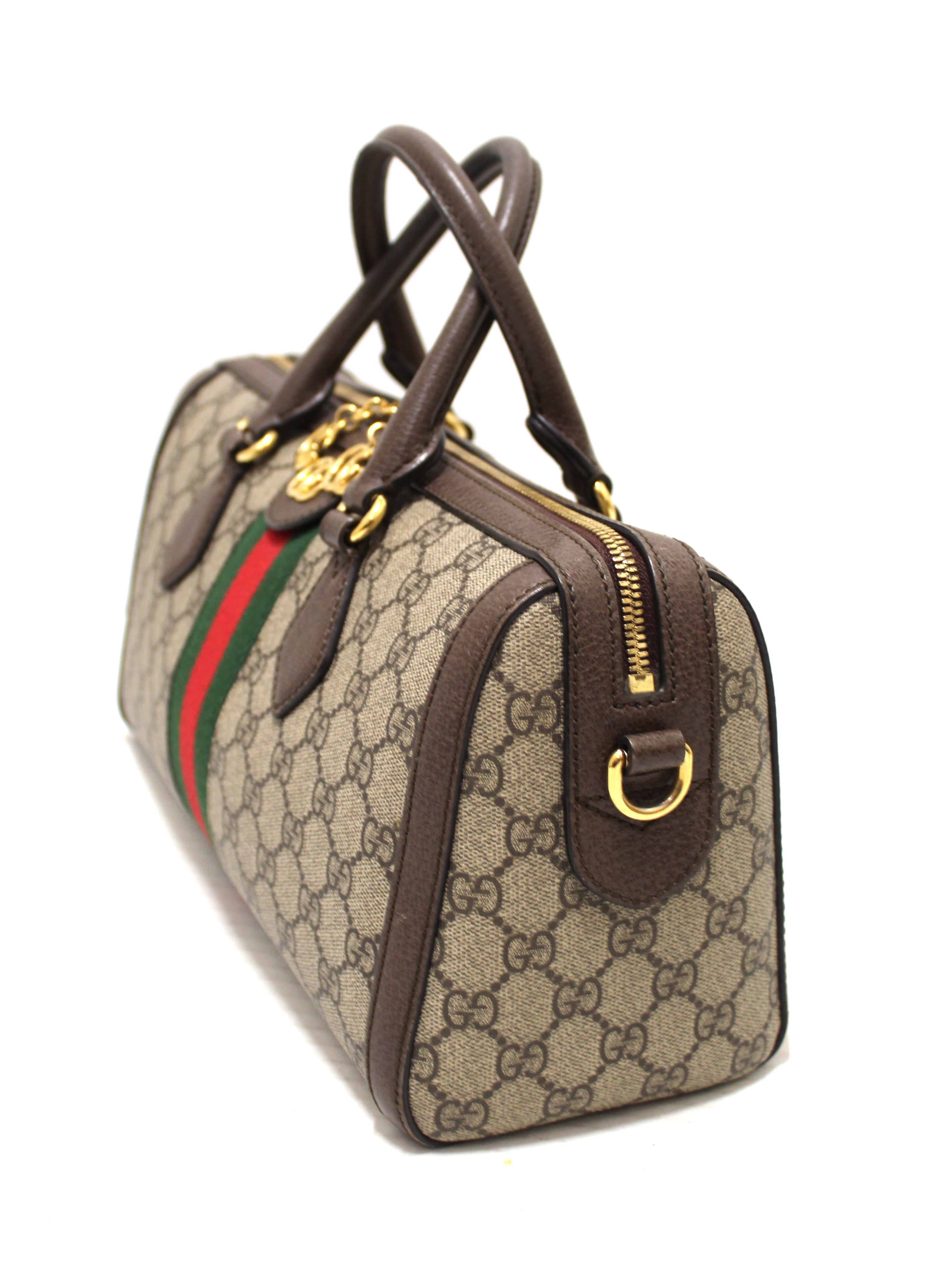 Authentic Gucci Ophidia GG Medium Boston Bag - Luxury Top Handle Shoulder Bag for Women | Perfect for Work, Travel & Evening Events