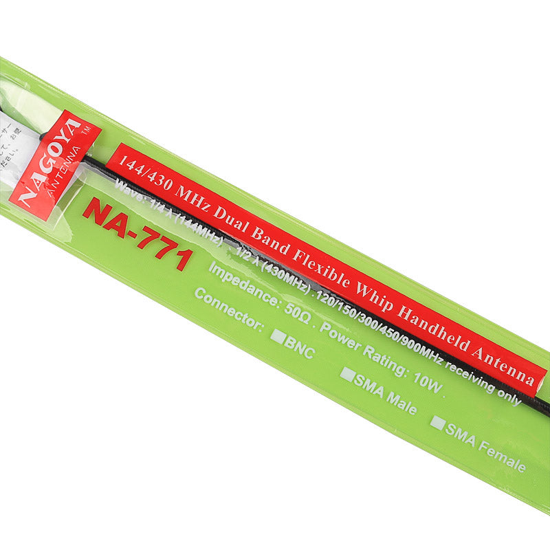 Nagoya NA-771 SMA Female Dual Band Antenna (144/430MHz) for Ham Radio, Walkie Talkie & Scanner - Perfect for Outdoor Activities, Emergency Communication & Radio Enthusiasts