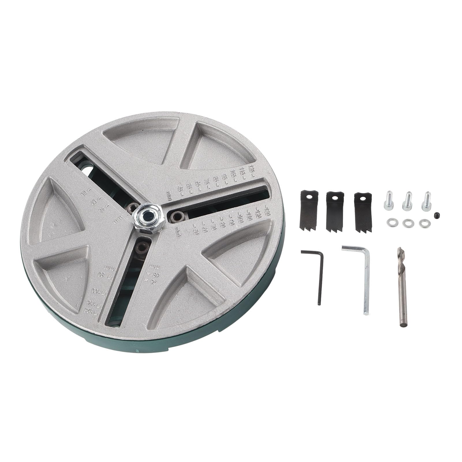 Adjustable Hole Saw Cutter 1.8-5.1in with 3 Blades - Woodworking & DIY Projects