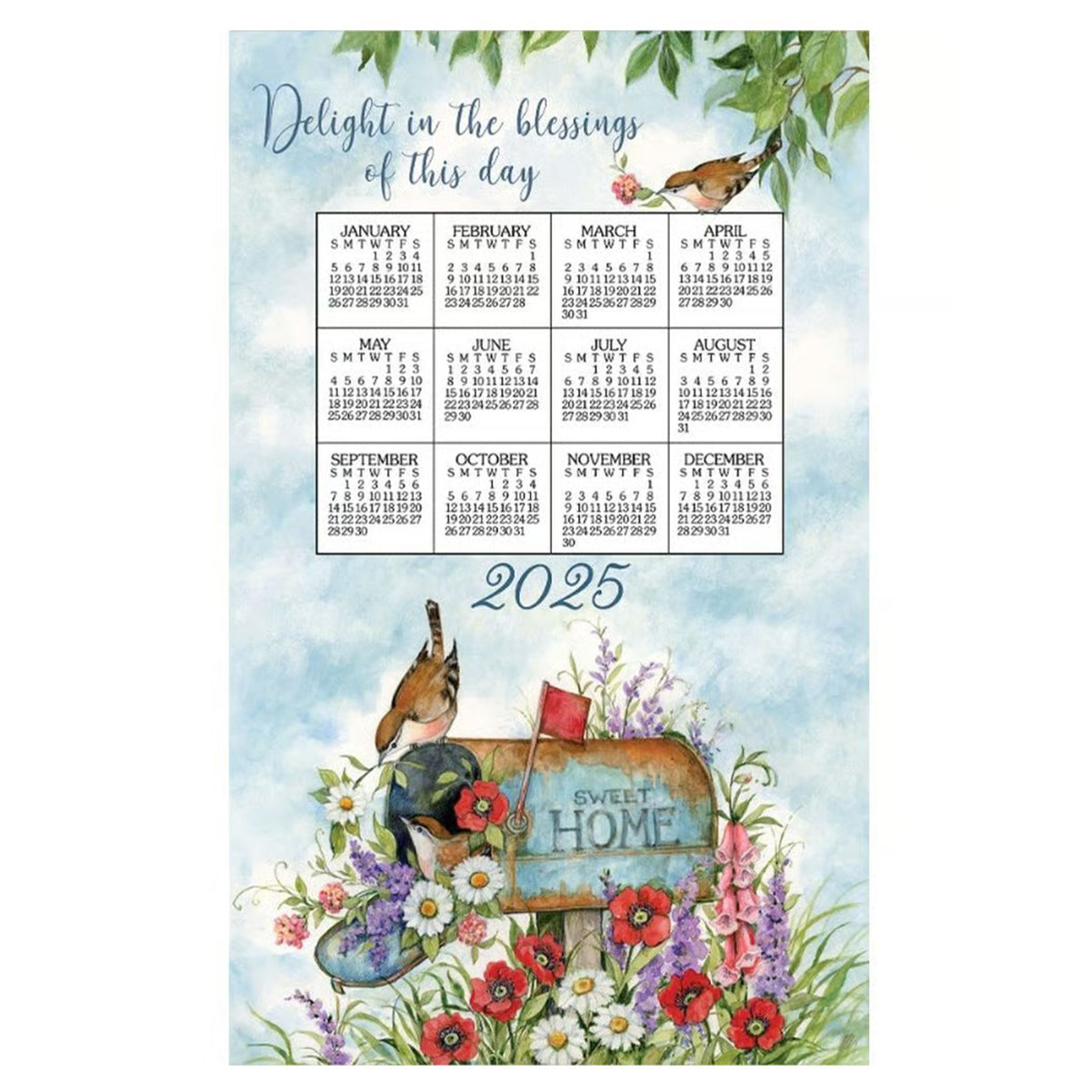 2025 Calendar Towels - Premium Cotton Bath & Kitchen Towels with Yearly Planner - Perfect for Home, Office, and Gifts