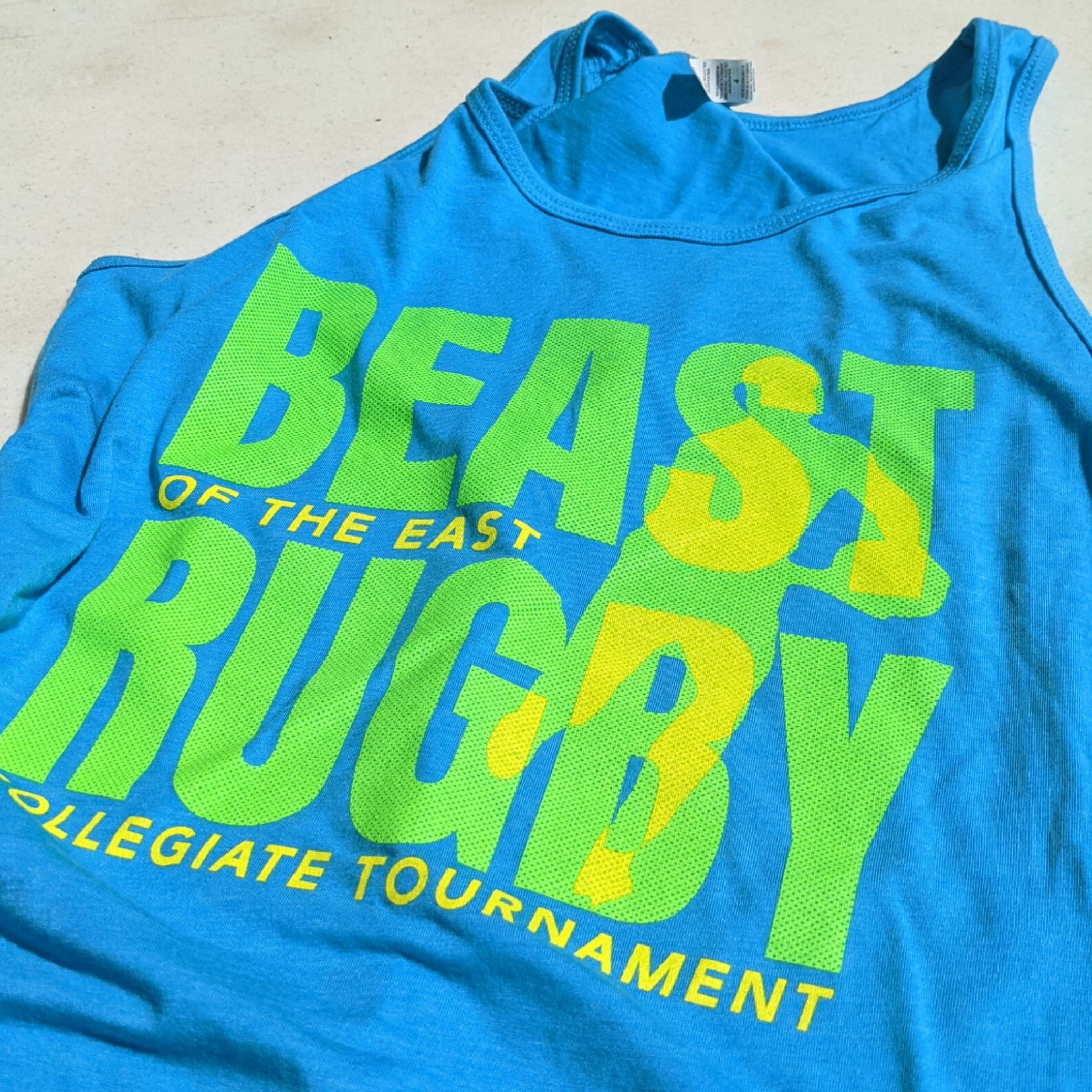 BOE '22 Beast Rugby Tank Top - Breathable Quick-Dry Performance Shirt for Men - Perfect for Rugby, Training & Outdoor Sports