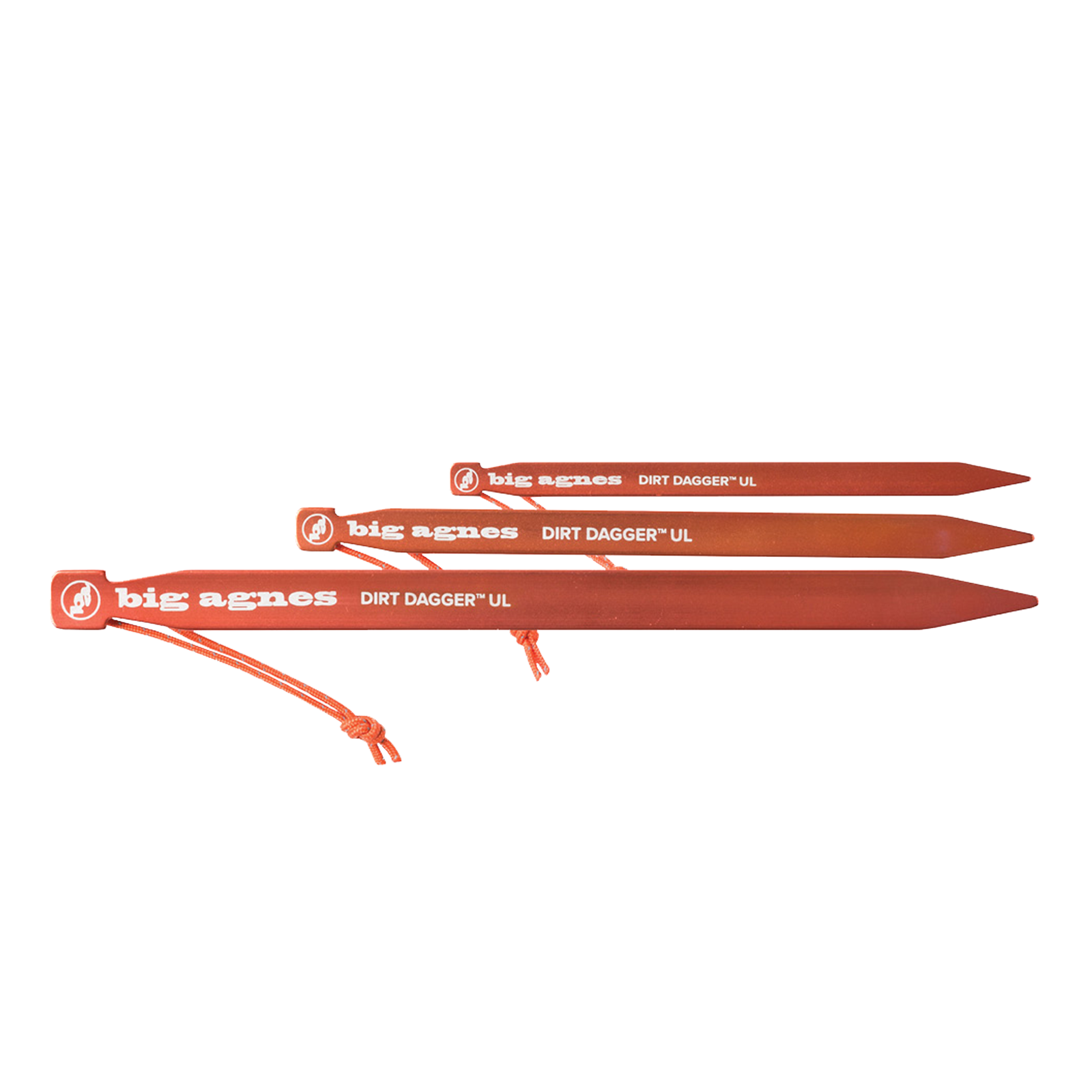 Dirt Dagger™ UL Tent Stakes - Lightweight Aluminum Camping Stakes (Pack of 30) for Backpacking, Hiking & Outdoor Adventures