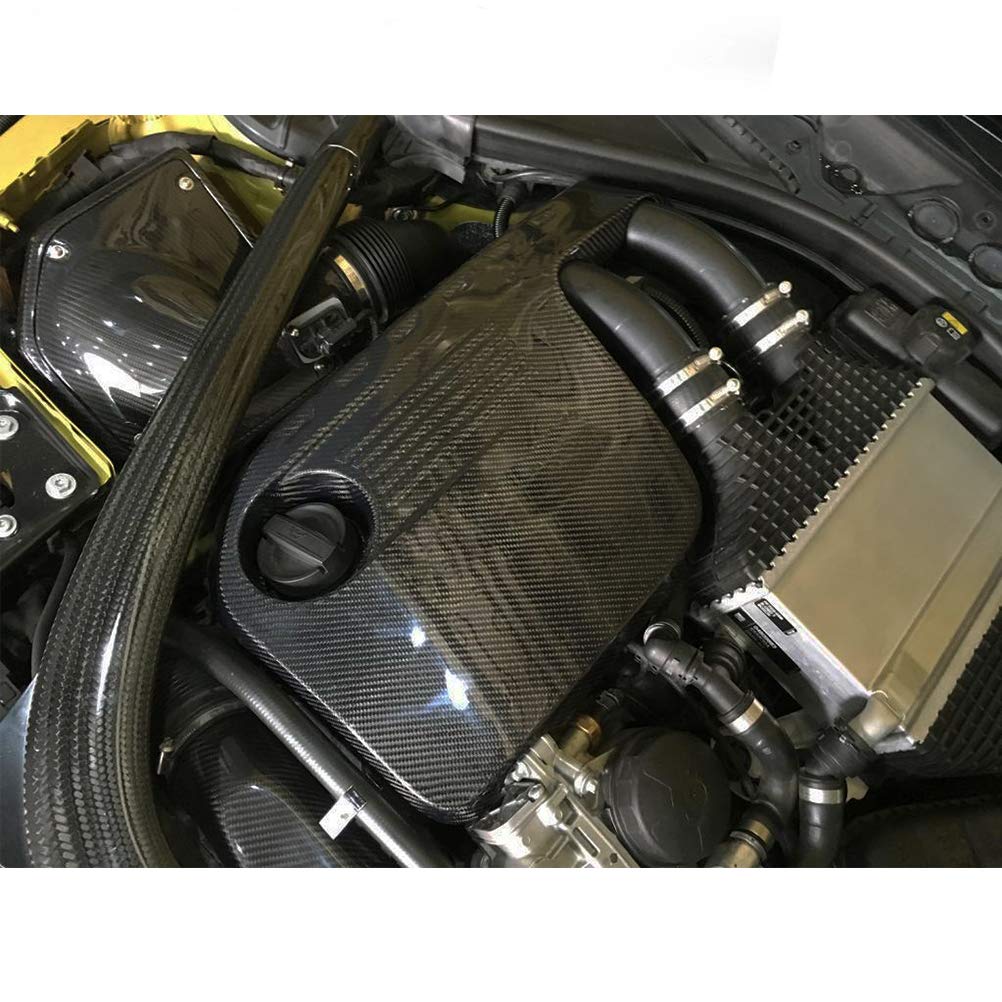 Premium Carbon Fiber Engine Cover for BMW F80 M3 F82 F83 M4 (2014-2018) | Lightweight Hood Protector | OEM Style | Perfect for Car Shows & Performance Upgrades