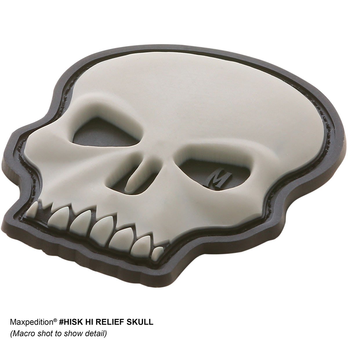 Hi Relief Skull Morale Patch - Tactical Embroidered Badge for Military, Police, Firefighter, EMS & Outdoor Enthusiasts - Perfect for Vests, Backpacks & Gear Customization