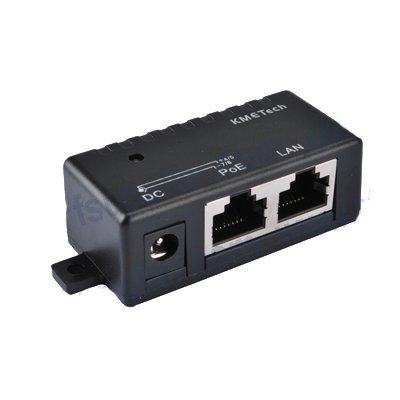 Solwise Basic Passive PoE Injector - RJ45 Metal Case for Gaming Console, Desktop, Laptop, Tablet, Smartphone, Printer & Camera | Power Over Ethernet Adapter for Home Office & Network Setup