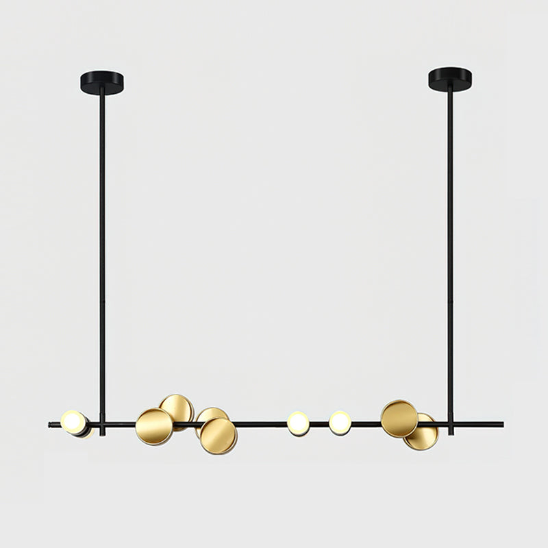 Modern Cilon Disc Pendant Light - Sleek Minimalist Ceiling Fixture for Dining Room, Kitchen Island & Living Room Decor - Energy Efficient LED Hanging Light for Home & Office