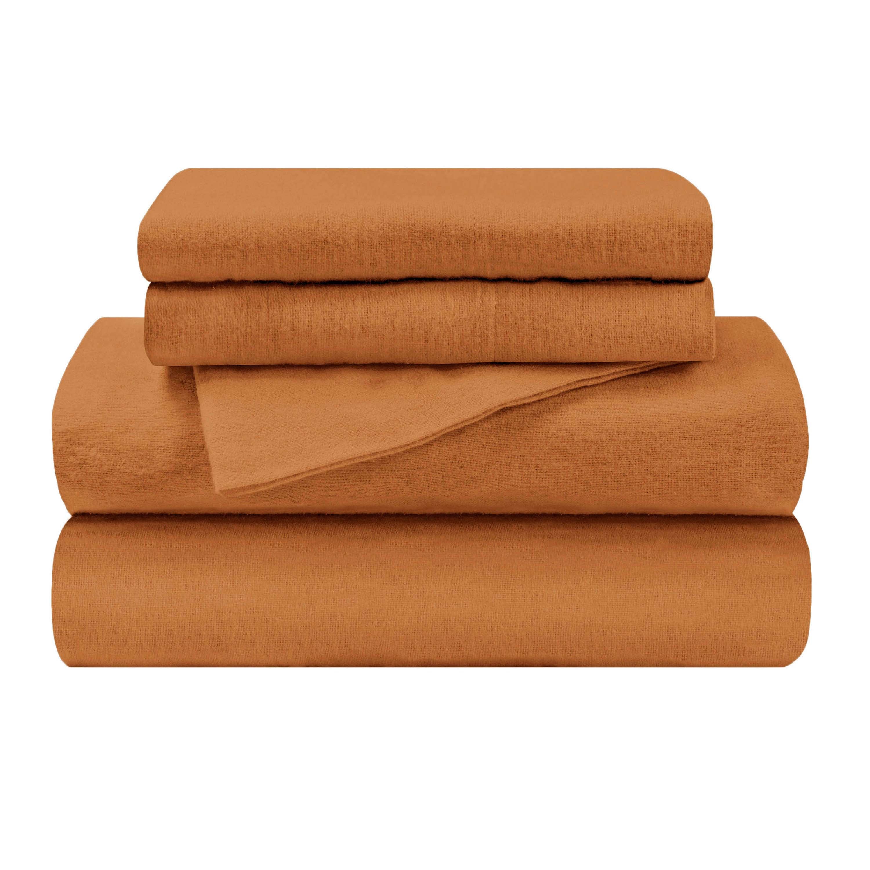 Premium Cotton Flannel Deep Pocket Sheet Set - Soft & Cozy Bedding for Winter - Queen Size, Solid Trellis Pattern - Perfect for Cold Nights & Guest Rooms