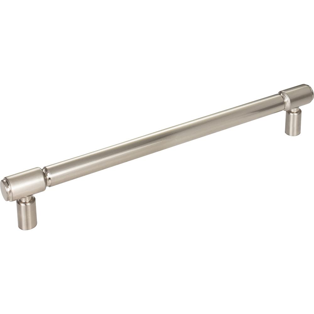 12 Inch Clarence Appliance Pull in Brushed Satin Nickel - Top Knobs Cabinet Hardware for Kitchen & Bathroom Renovation