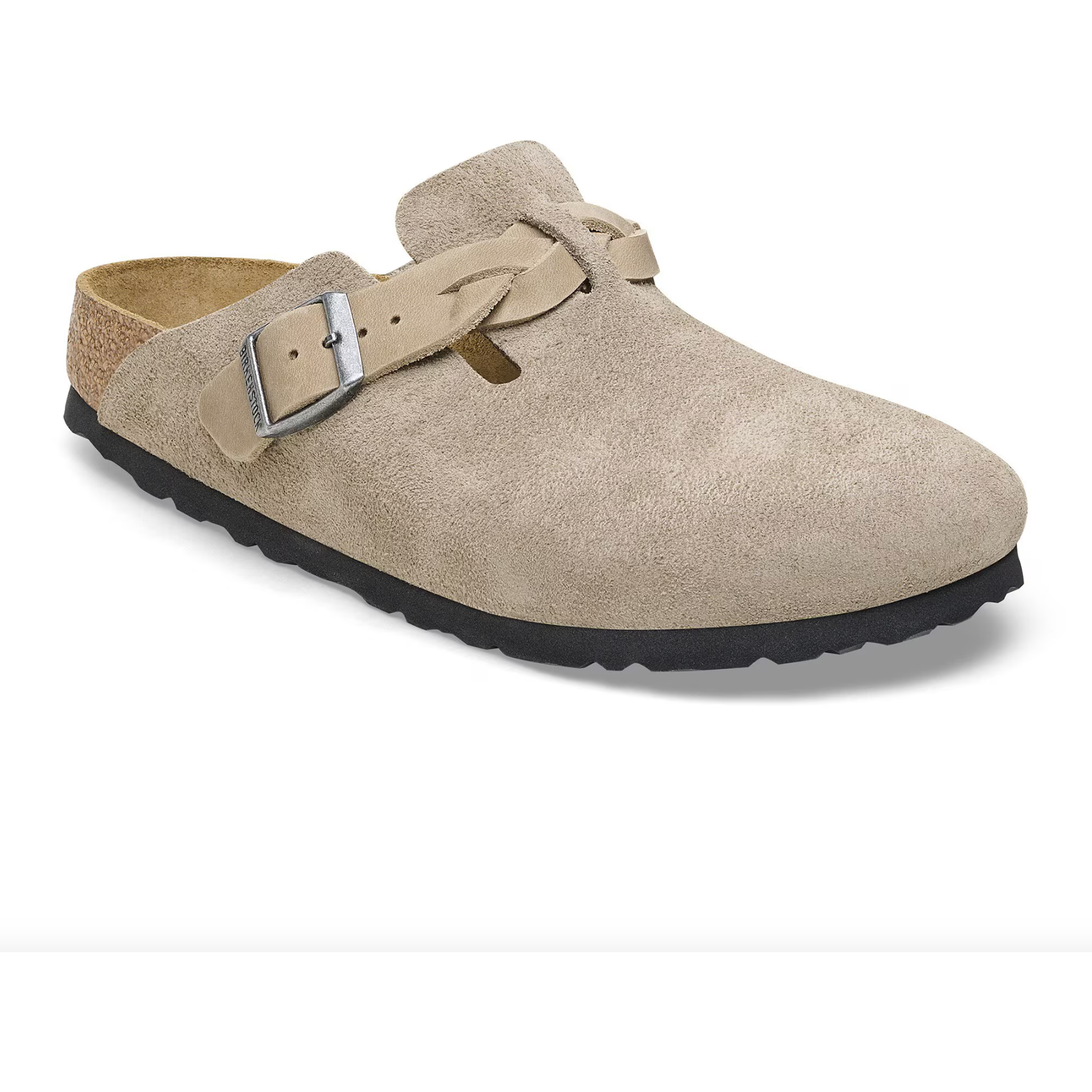 Birkenstock Women's Boston Braided Suede Leather Clogs - Comfortable Slip-On Shoes for Women | Perfect for Home, Office & Casual Wear