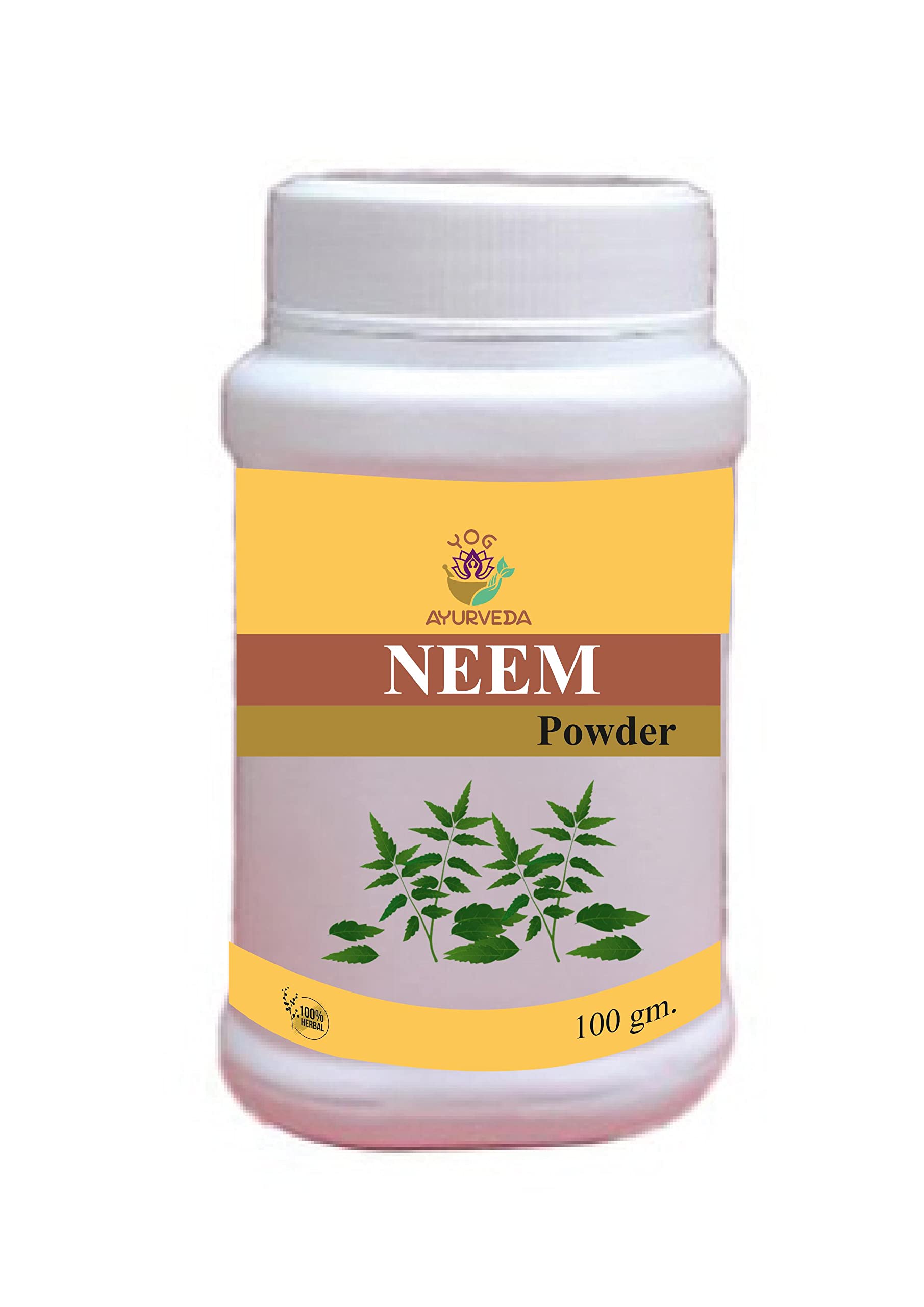 Organic Neem Leaves Powder for Clear Skin & Acne Treatment - 100% Pure Ayurvedic Herbal Remedy, 100g (Pack of 2) | Face Mask, Hair Care & Natural Skin Detox