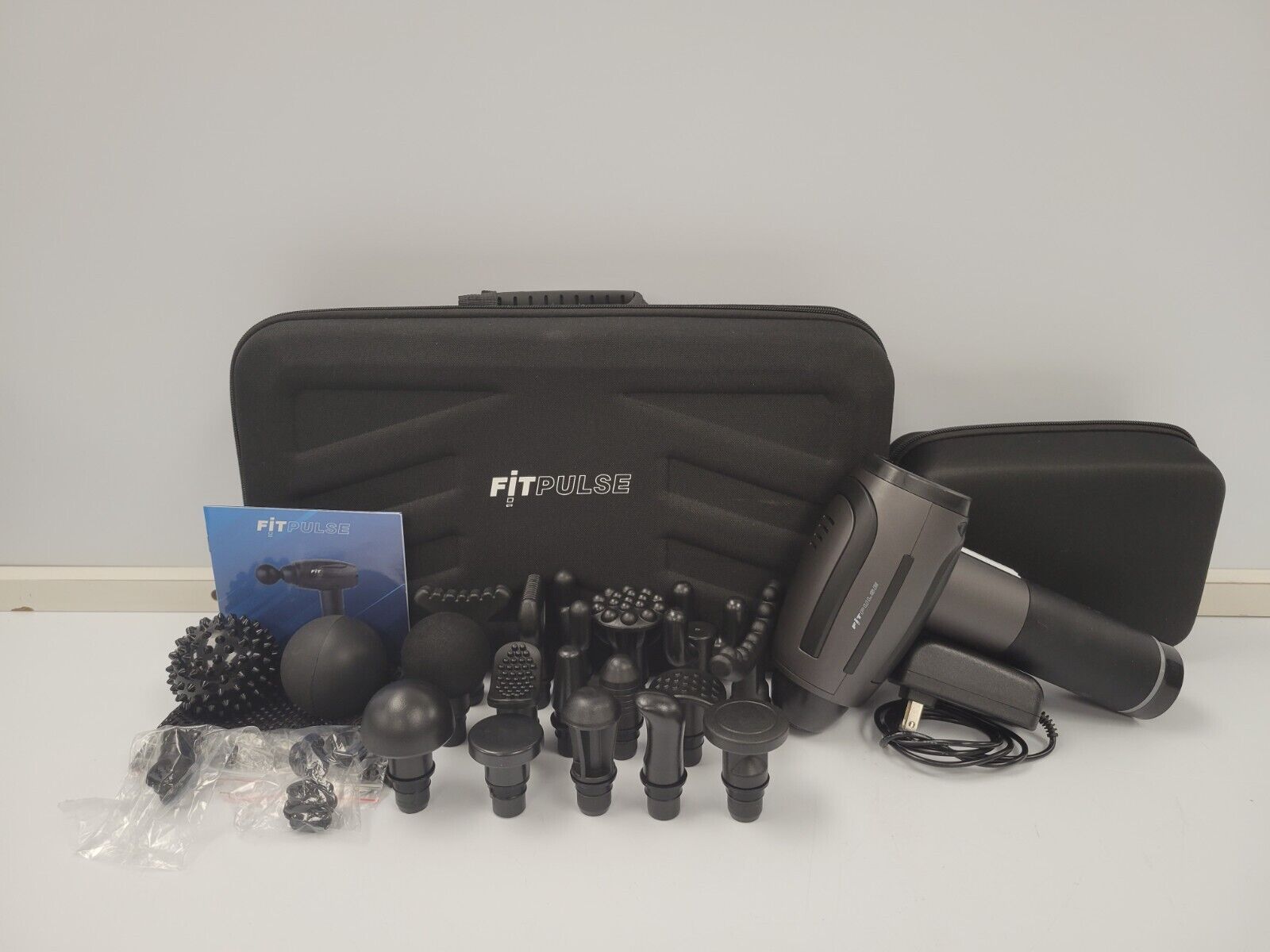 Fit Pulse BS12 Deep Tissue Massage Gun - Portable Muscle Massager for Pain Relief & Recovery - Perfect for Athletes, Gym Workouts & Home Use