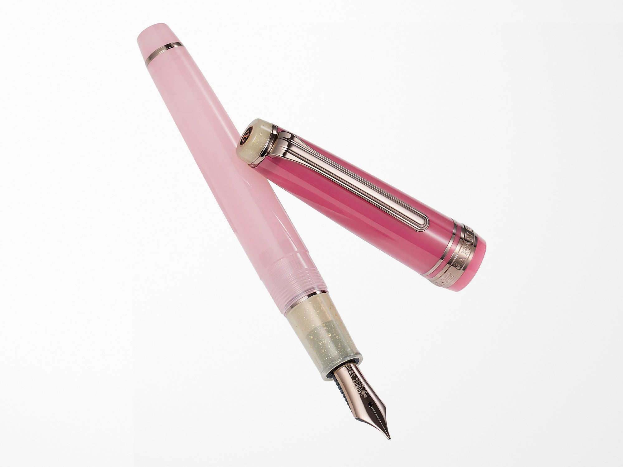 Sailor Pro Gear Slim Fountain Pen - Dried Flowers Pink Rose - Elegant Writing Instrument for Calligraphy, Journaling & Gift Giving