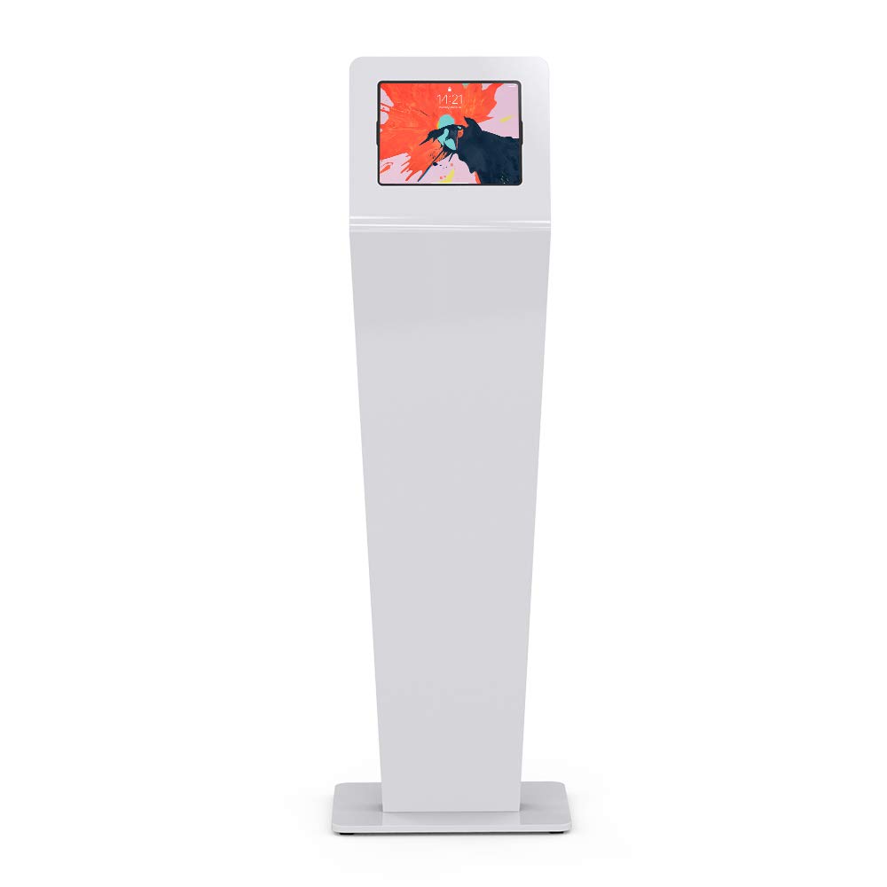 Premium All-Metal Anti-Theft iPad Floor Stand with Key Lock - Compatible with iPad Pro 12.9