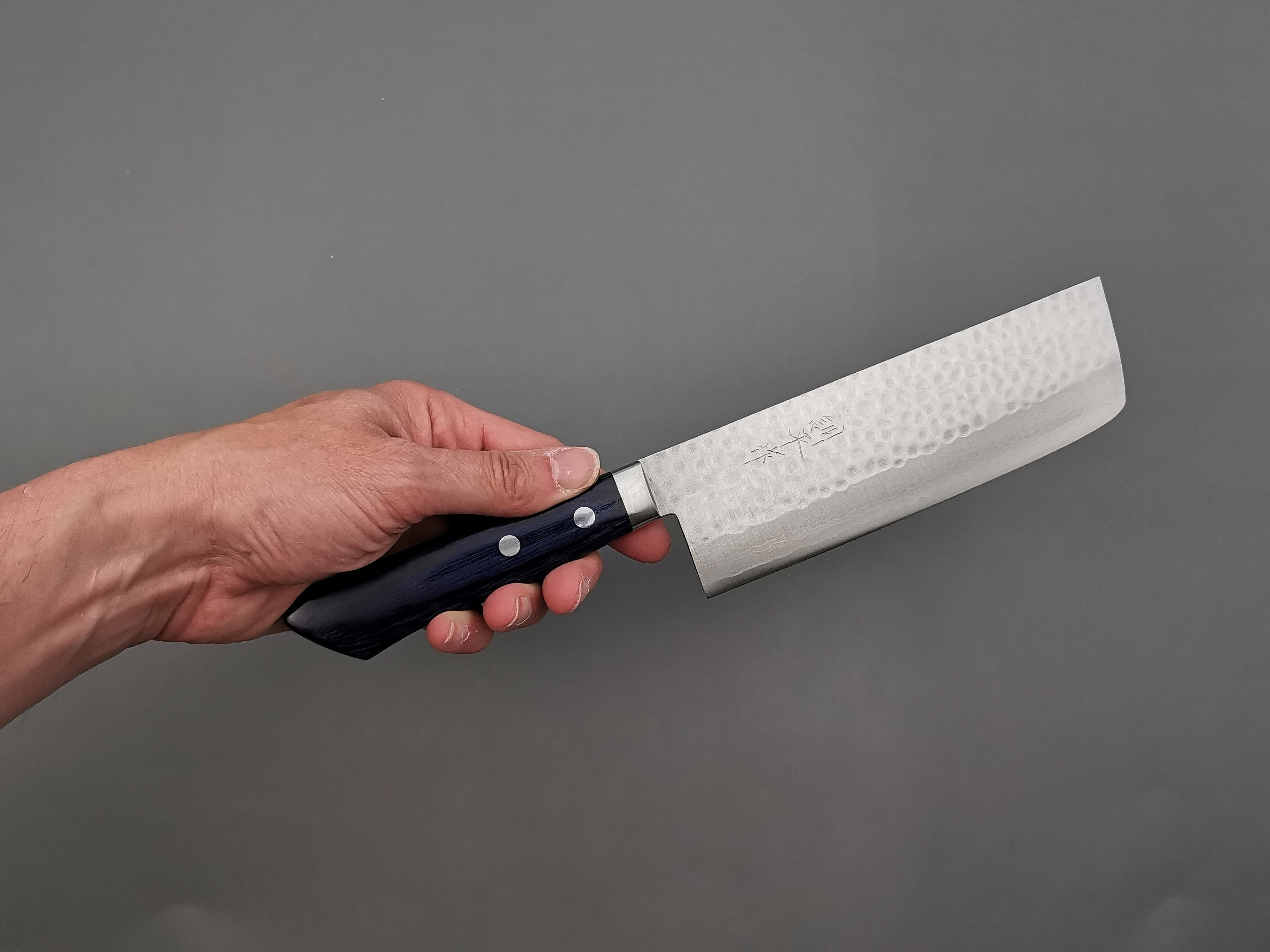 Masutani Hamono V10 Nakiri Knife - High Carbon Steel Japanese Vegetable Knife for Professional Chefs & Home Cooking - Perfect for Slicing, Dicing & Chopping Vegetables
