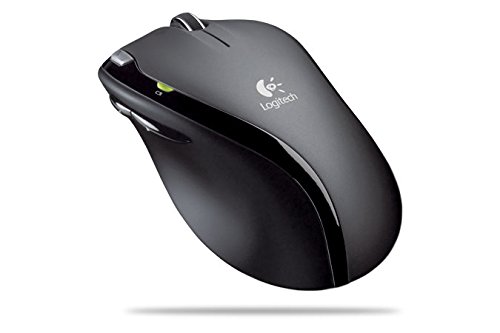 Logitech MX620 Wireless Laser Mouse - Black, Ergonomic Design, High Precision Tracking for Office, Gaming & Home Use