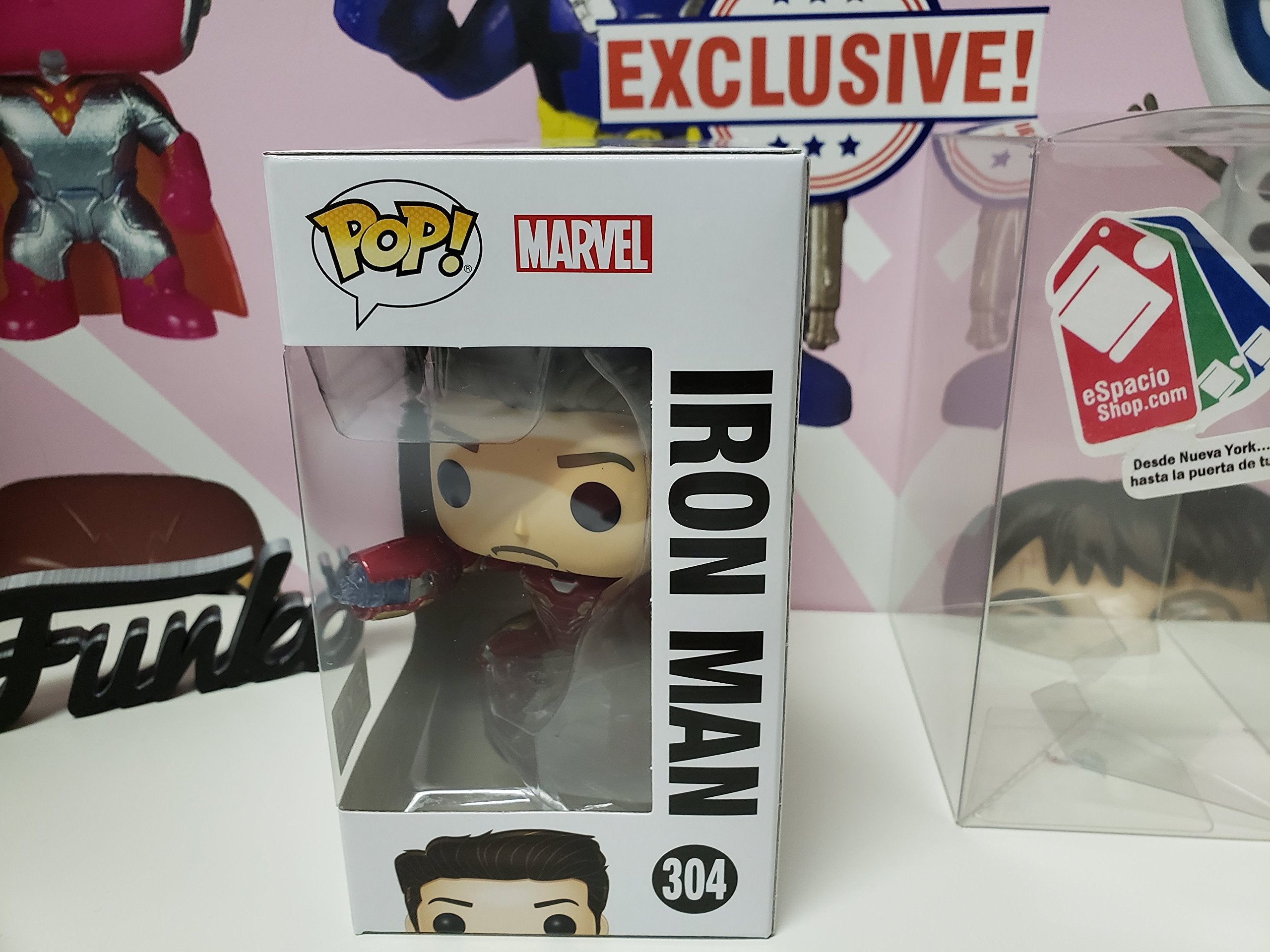Avengers Infinity War Iron Man #304 Pop Vinyl Figure - Collectible Marvel Superhero Toy for Display & Gifts - Perfect for Comic Fans, Movie Lovers & Pop Culture Enthusiasts