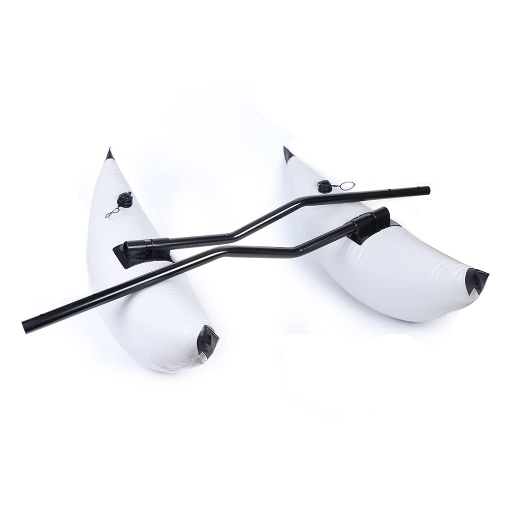 WANLECY Inflatable Kayak Stabilizer System - 2 Pcs Kayak Outrigger Floats for Canoe Fishing | Enhanced Stability & Safety for Kayaking, Fishing & Water Sports
