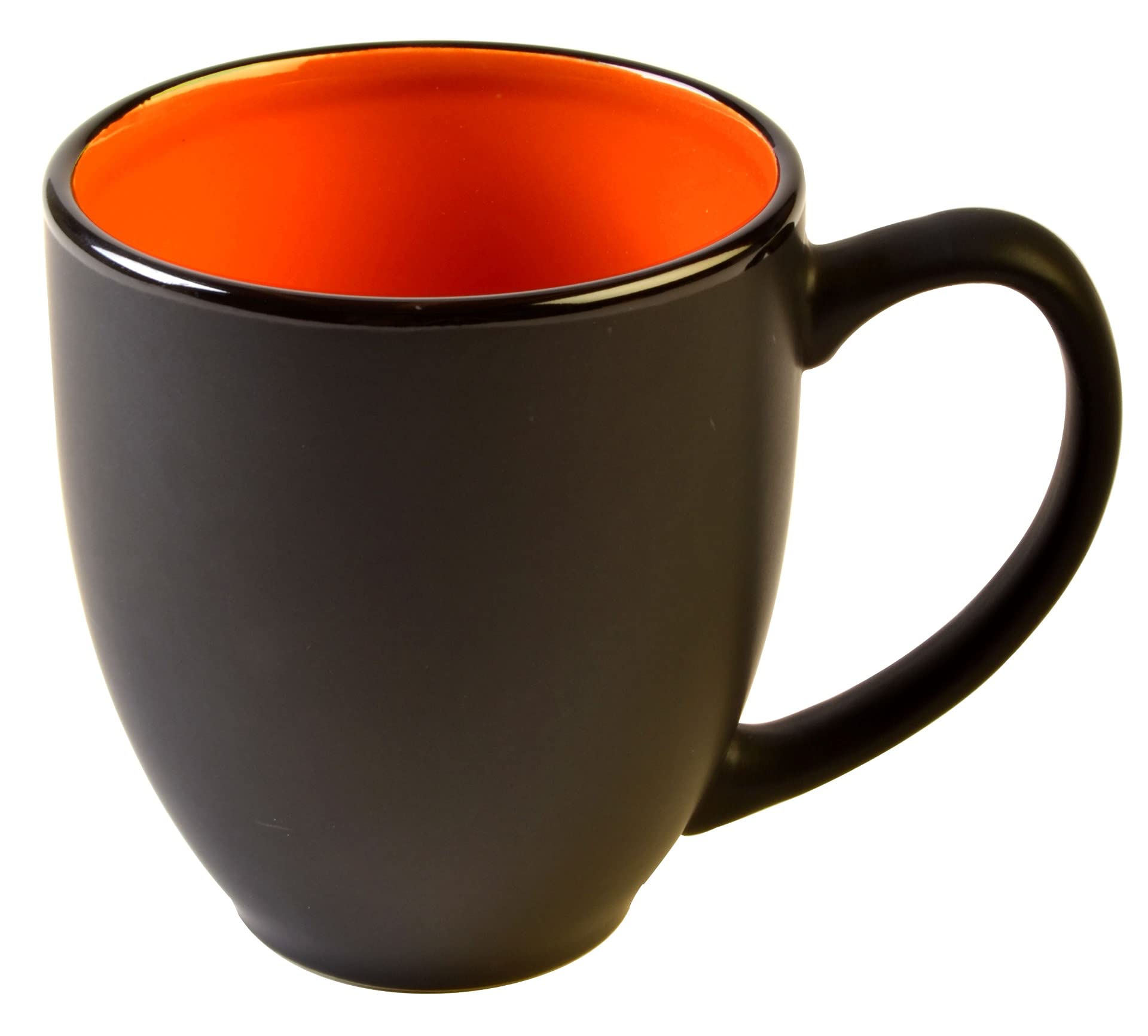 Smart Go - Americano Ceramic Coffee Mugs (36 Count Bulk Pack) - 16oz Orange Cups for Office, Restaurant & Home Use - Durable Drinkware for Hot & Cold Beverages