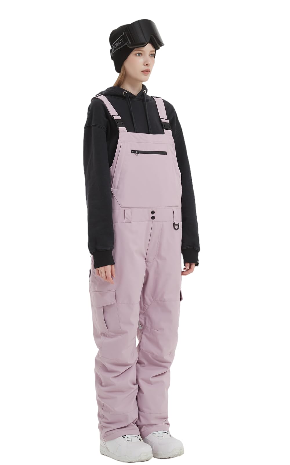 **Men's & Women's Snow Bib Overalls - Adjustable Waterproof Ski Pants with Windproof Insulation for Warmth - Perfect for Skiing, Snowboarding & Winter Outdoor Activities**