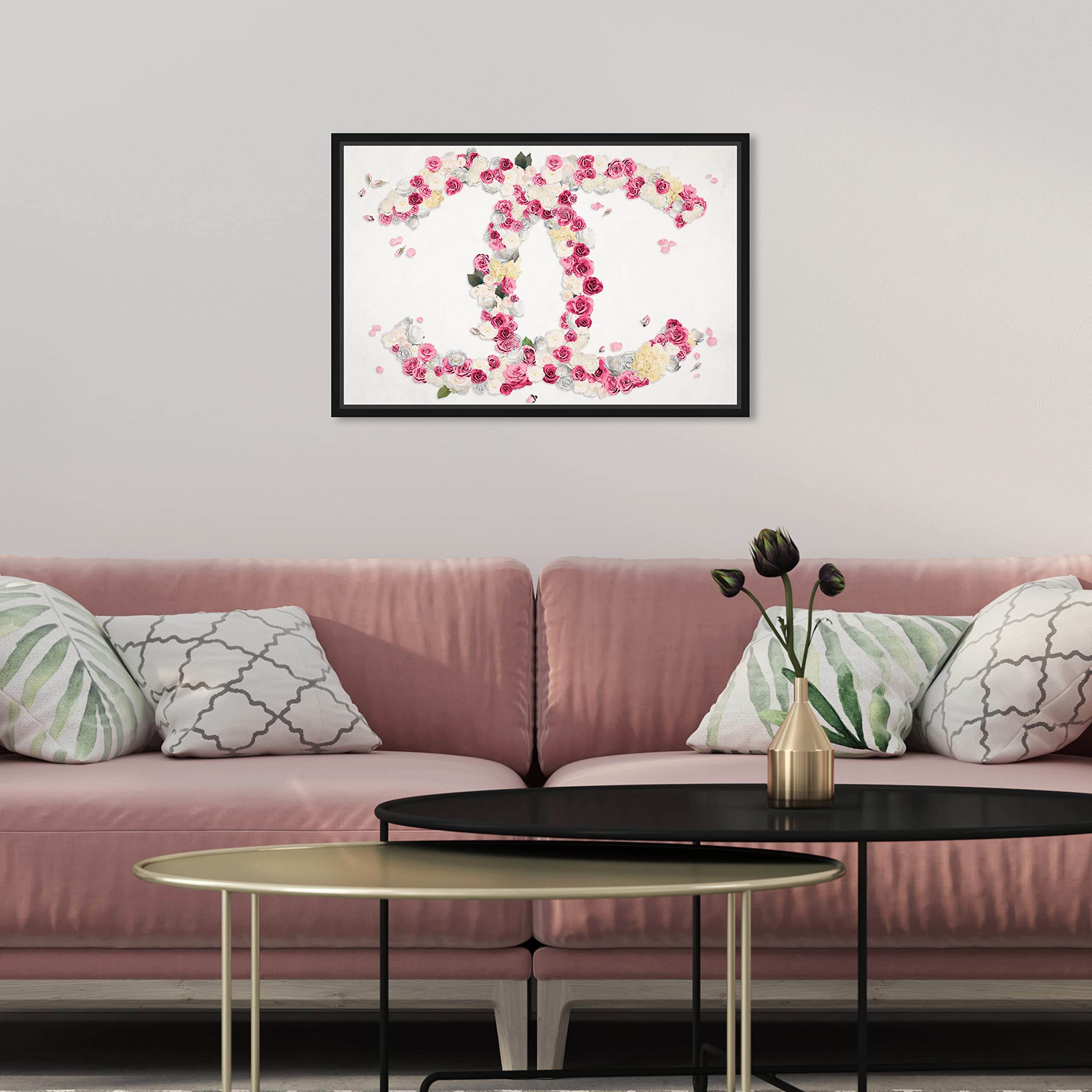 Oliver Gal Artist Co. Floral & Botanical Framed Wall Art Canvas Prints - 'Dreaming of Classic Beauty' Floral Paintings for Living Room, Bedroom & Office Decor