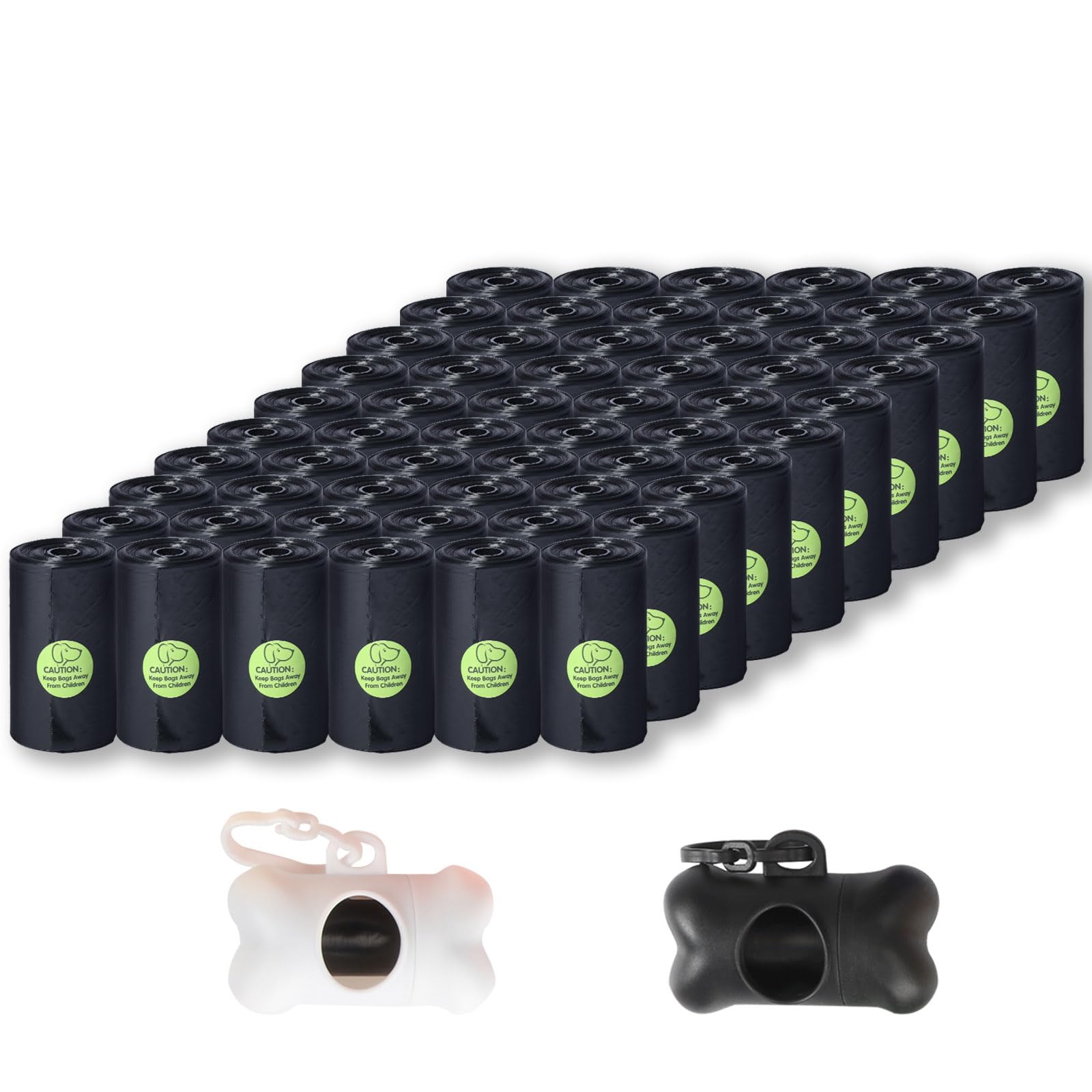 Premium Dog Poop Bags - 1200 Extra Thick & Strong Waste Bags (60 Rolls, 20 Bags/Roll) | 9x13 Inch Leak-Proof Pet Cleanup Bags | Ideal for Walking, Travel & Backyard Cleanup