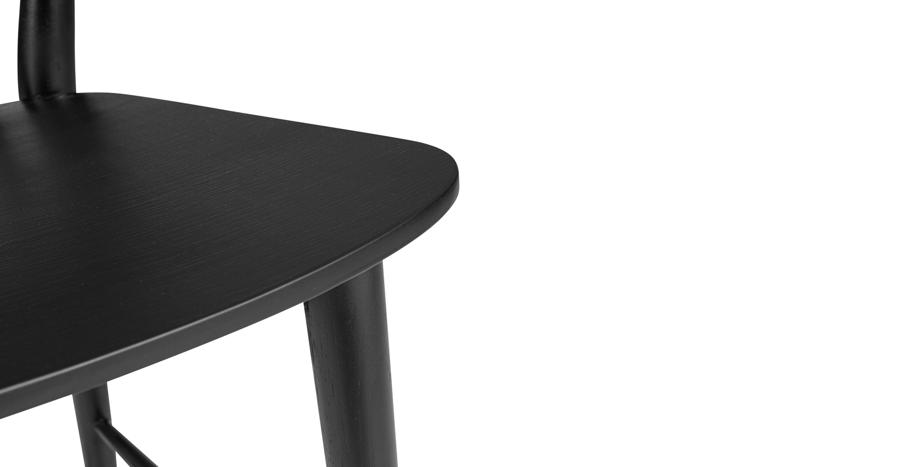 Ligna Wooden Counter Stool - 24 Inch Bar Height Stool with Backrest, Modern Kitchen Island Stool for Dining & Breakfast Nook - Perfect for Home, Cafe, and Restaurant Use