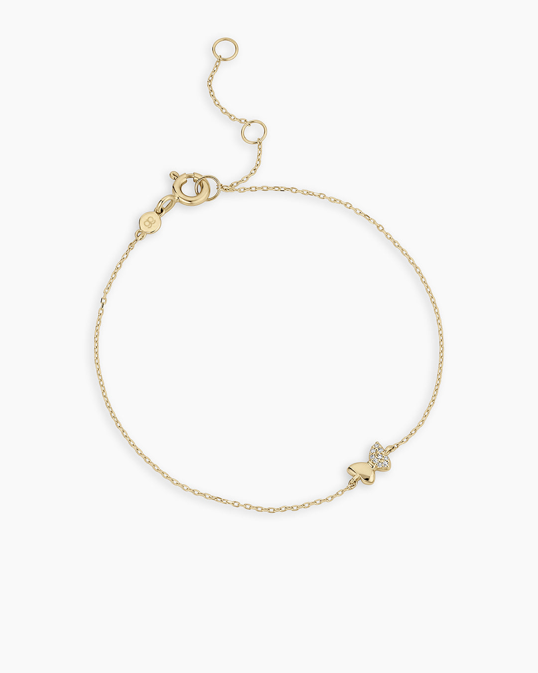 Diamond Bond Butterfly Bracelet for Women - Elegant Sterling Silver Adjustable Charm Bracelet - Perfect for Gifts, Anniversaries, and Special Occasions